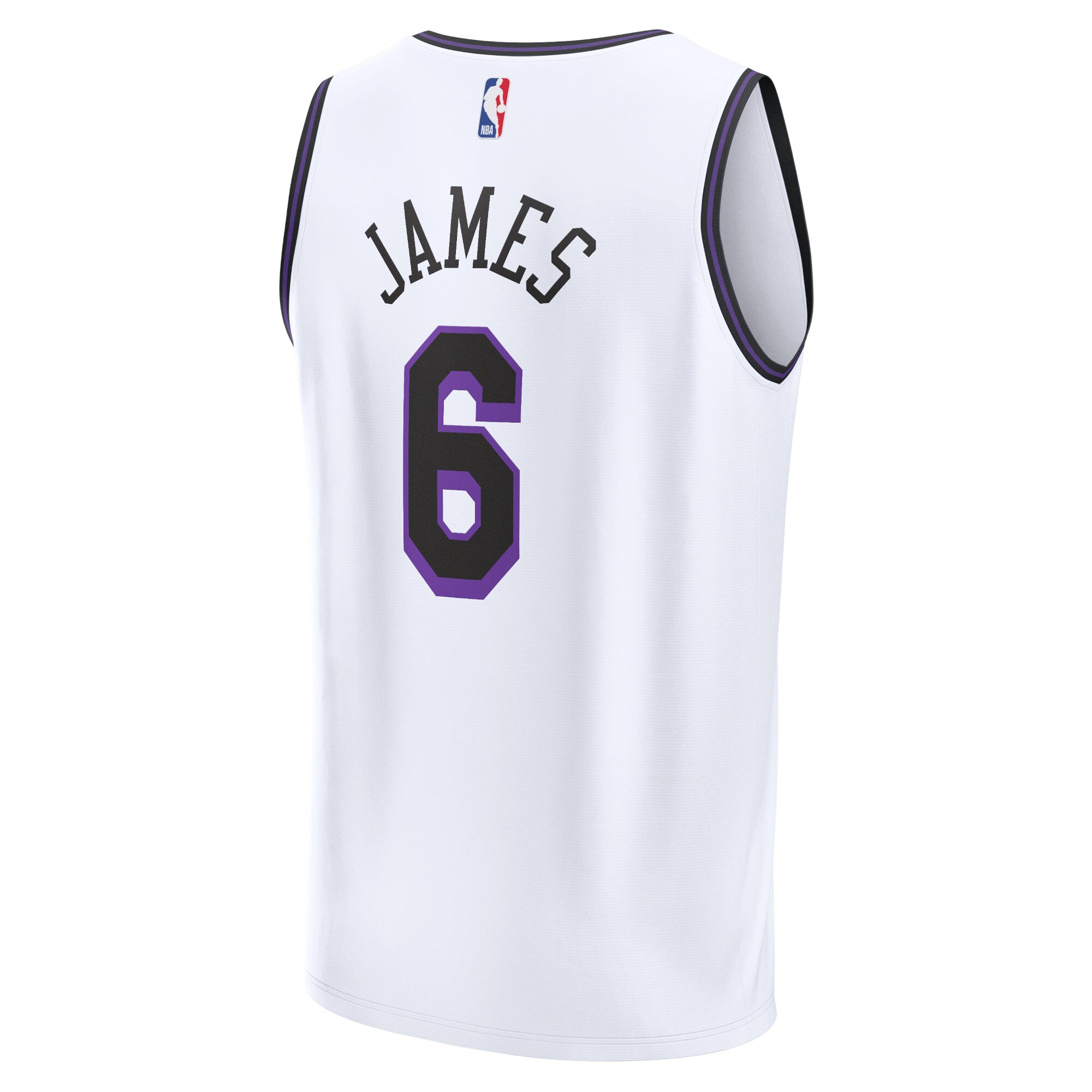 LeBron James Los Angeles Lakers Fanatics Fastbreak Jersey - City Edition - White