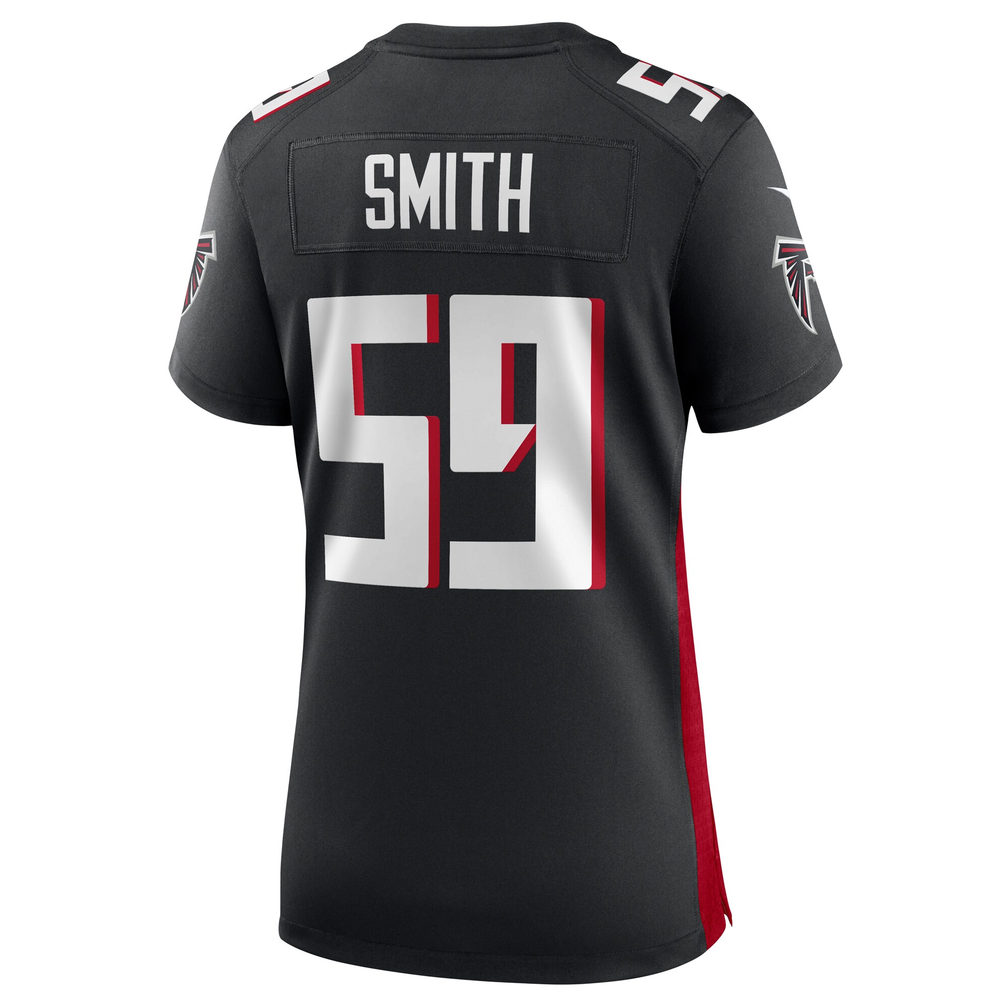 Andre Smith Atlanta Falcons  Women's  Game Jersey -  Black