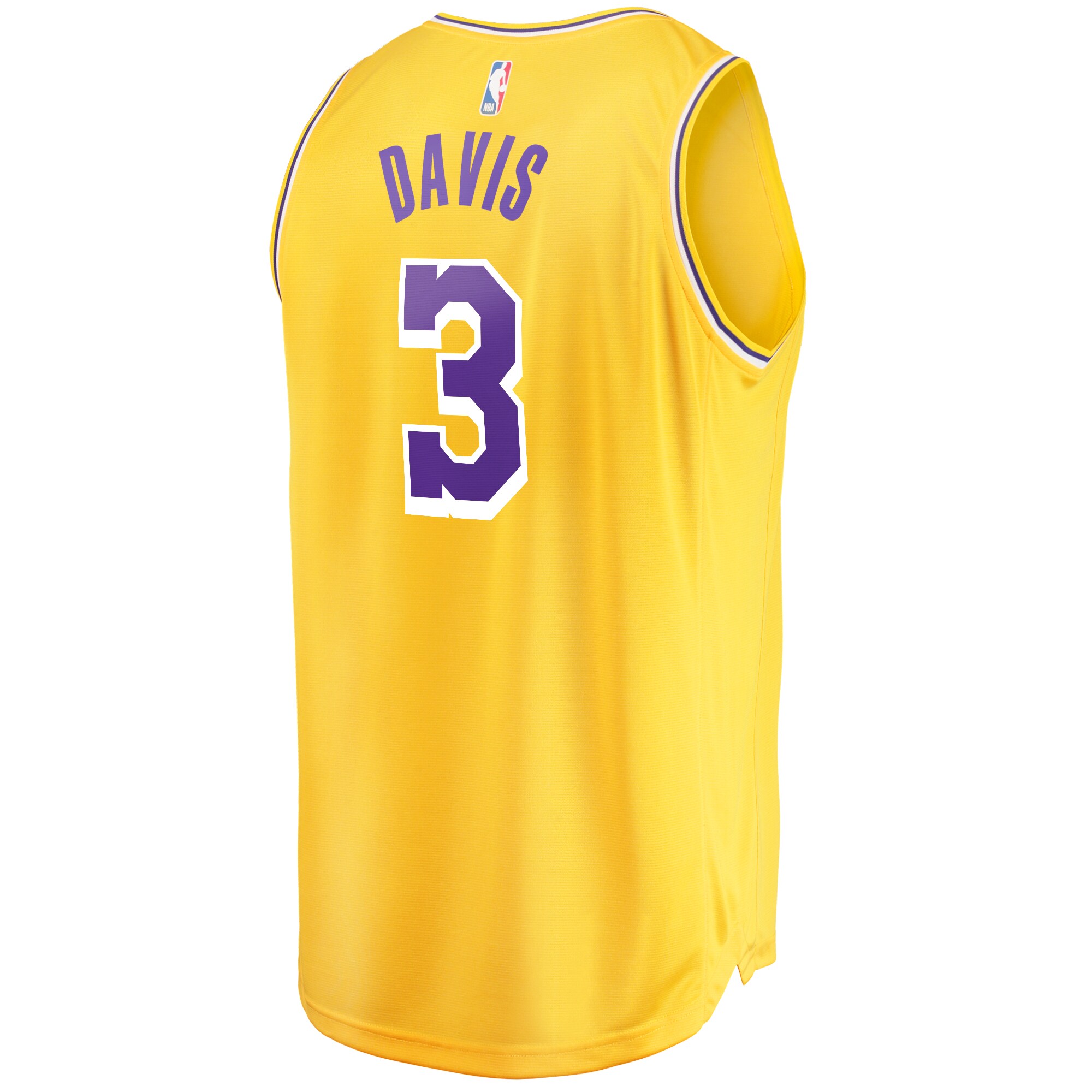 Anthony Davis Los Angeles Lakers Fanatics Youth Fast Break Player Jersey - Icon Edition - Gold