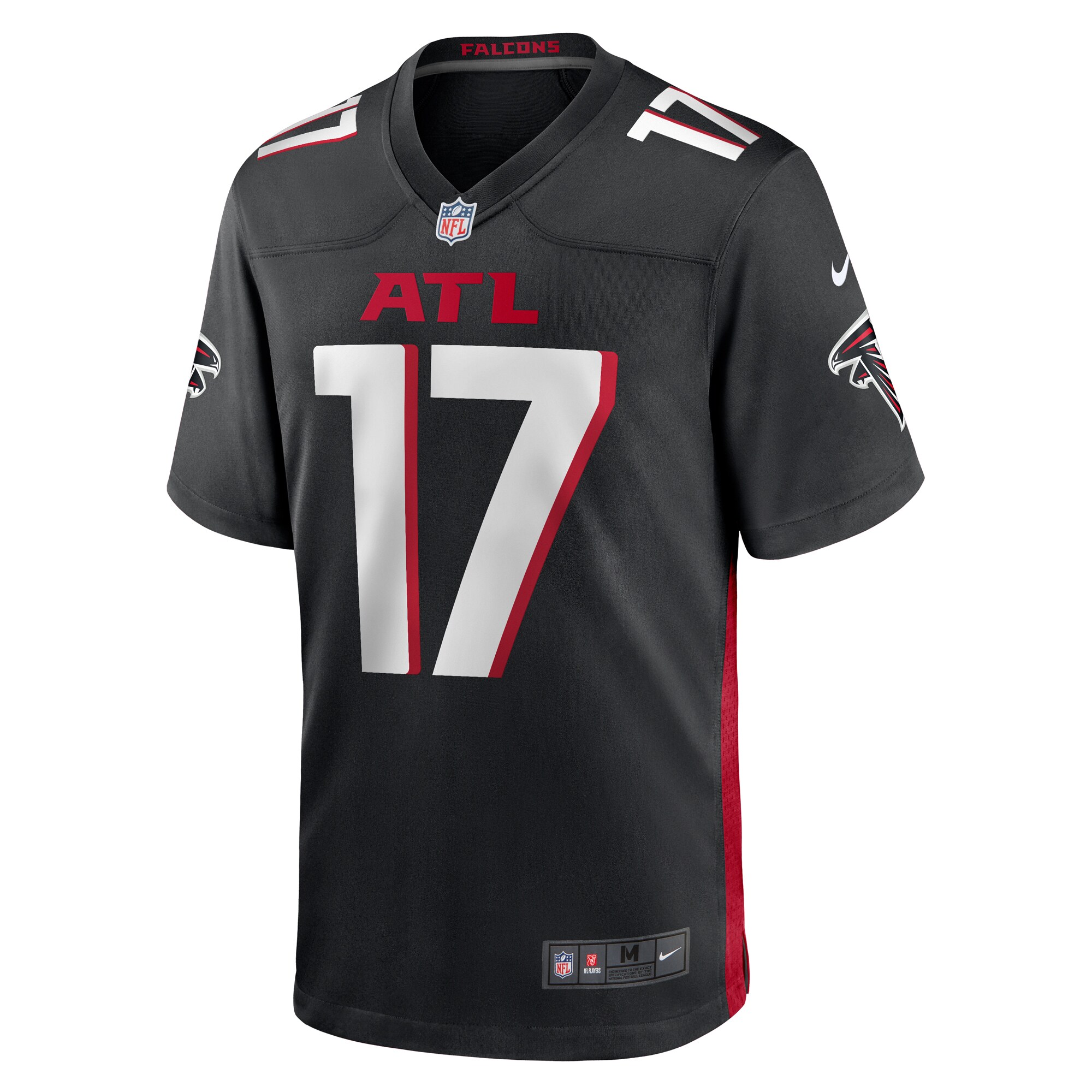 Arnold Ebiketie Atlanta Falcons  Team Game Jersey -  Black