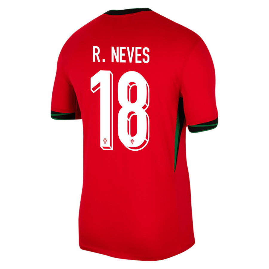 Rúben Neves 18 Portugal National Team 2024/25 Home Men Jersey - Red