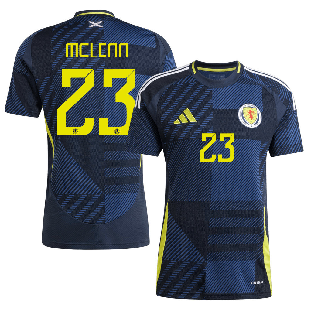 Kenny McLean 23 Scotland National Team 2024 Home Men Jersey - Navy