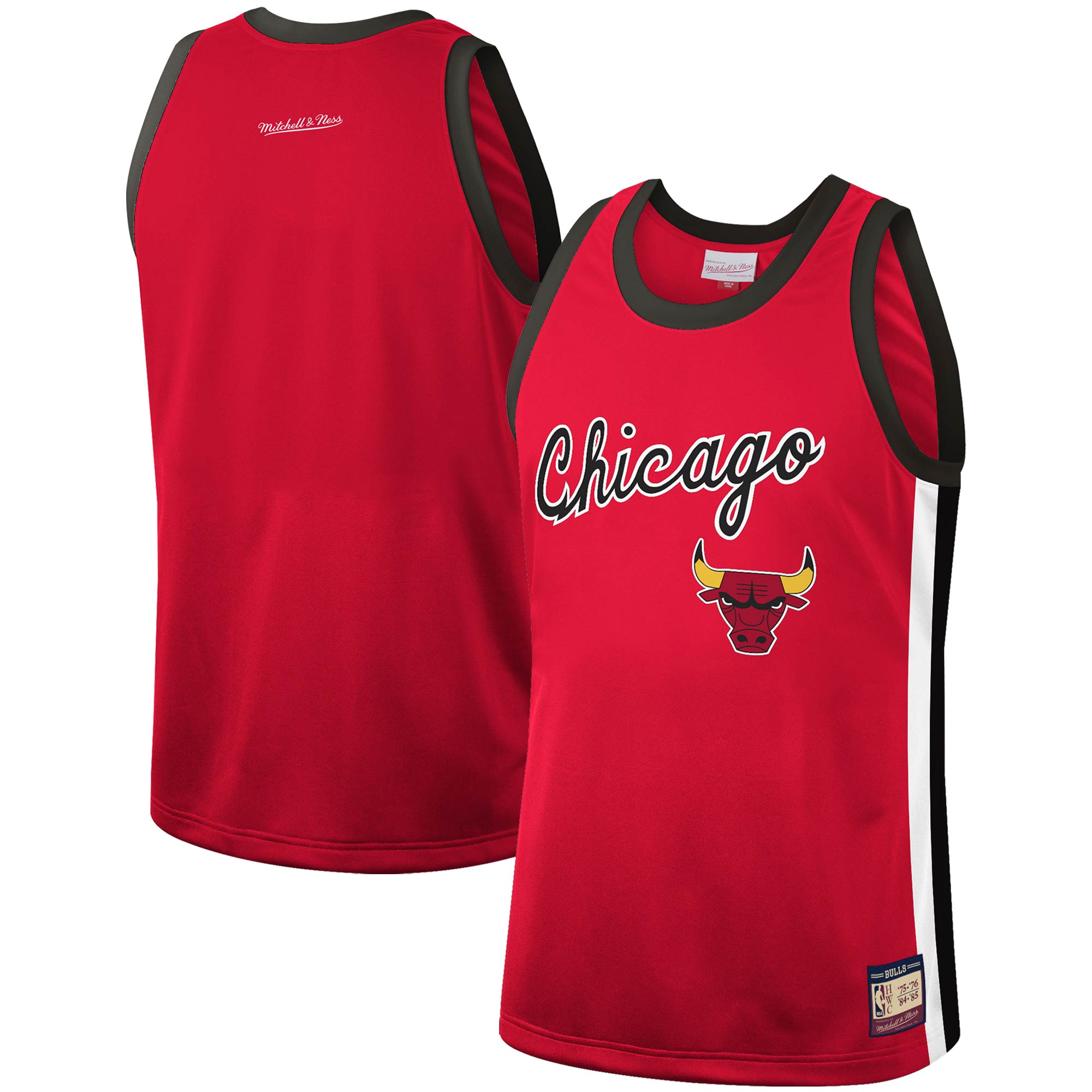 Chicago Bulls Mitchell & Ness Hardwood Classics Team Heritage Fashion Jersey - Red