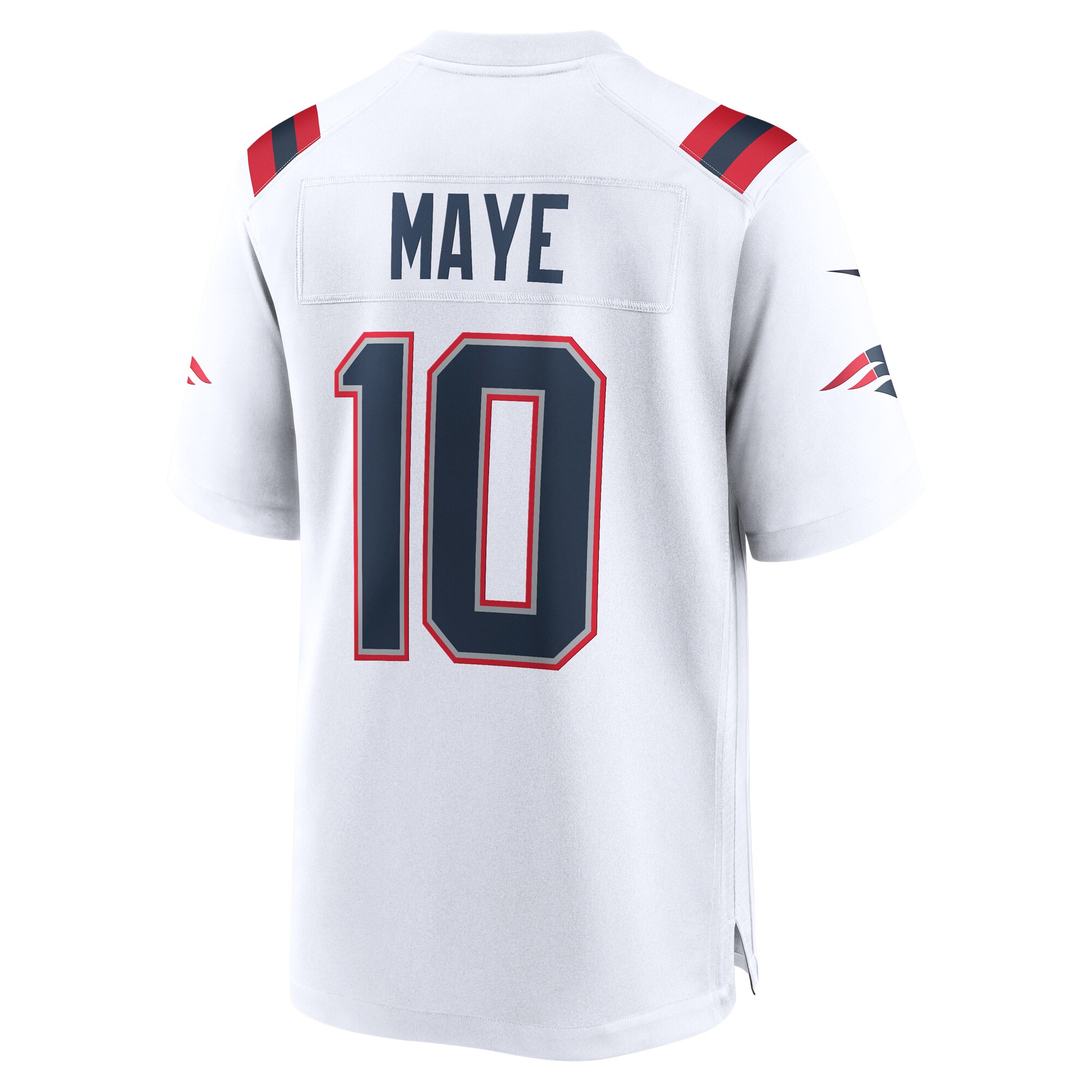 Drake Maye New England Patriots  2024 NFL Draft First Round Pick Player Game Jersey - White