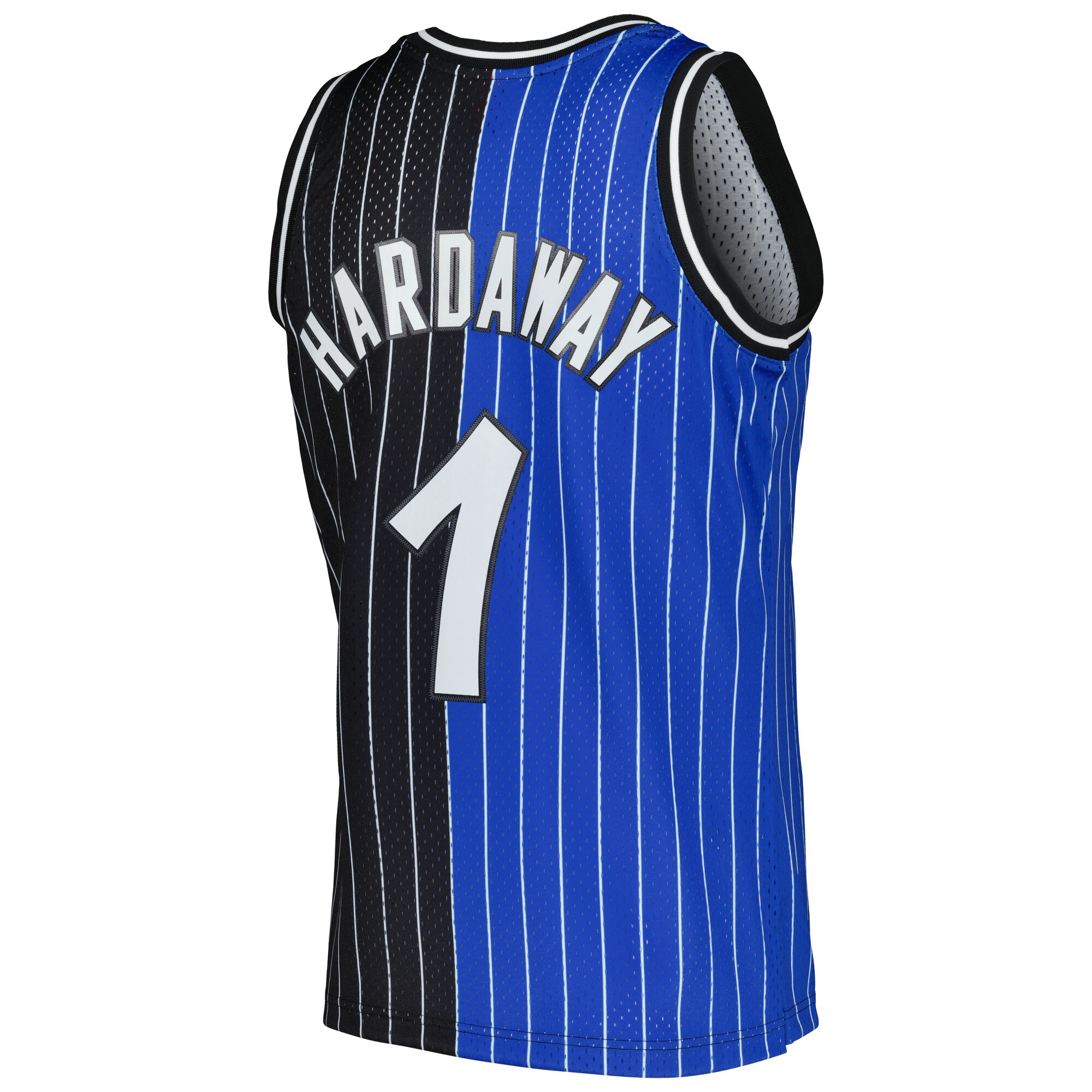 Penny Hardaway Orlando Magic Mitchell & Ness Hardwood Classics 1994\/95 Split Swingman Jersey - Blue\/Black