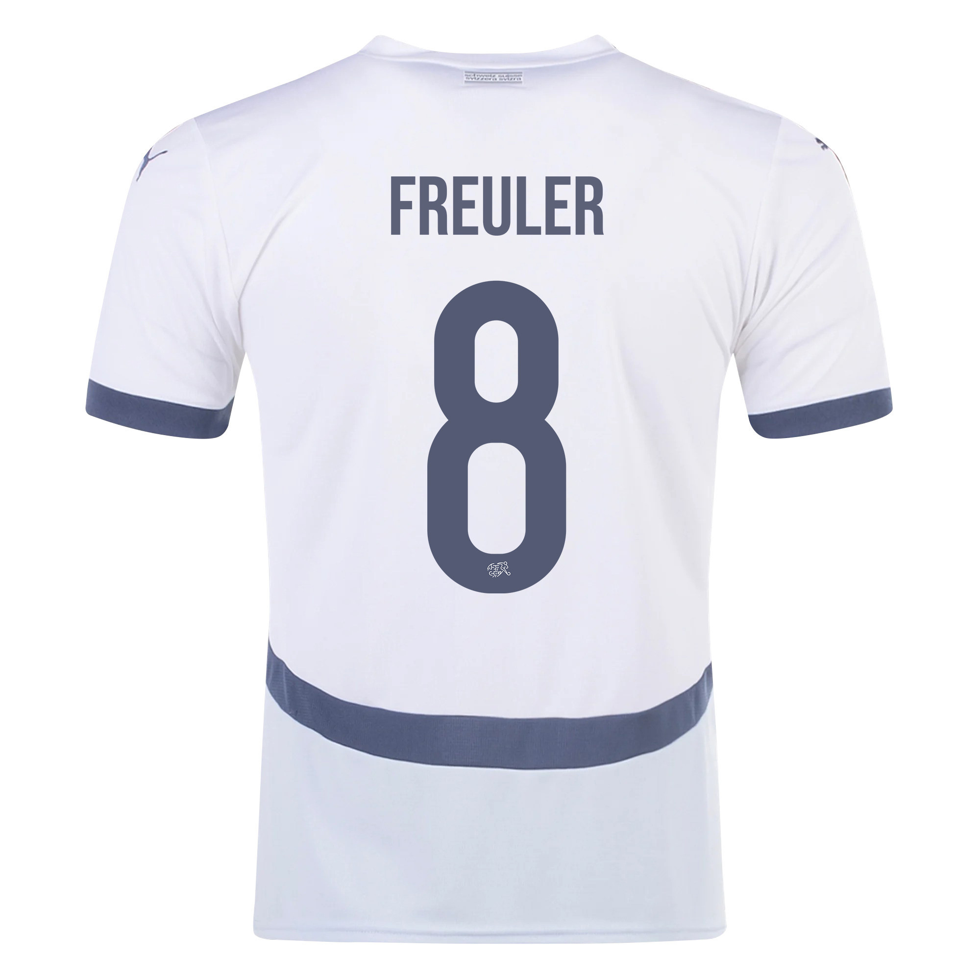 Remo Freuler 8 Switzerland National Team 2024/25 Away Men Jersey - White