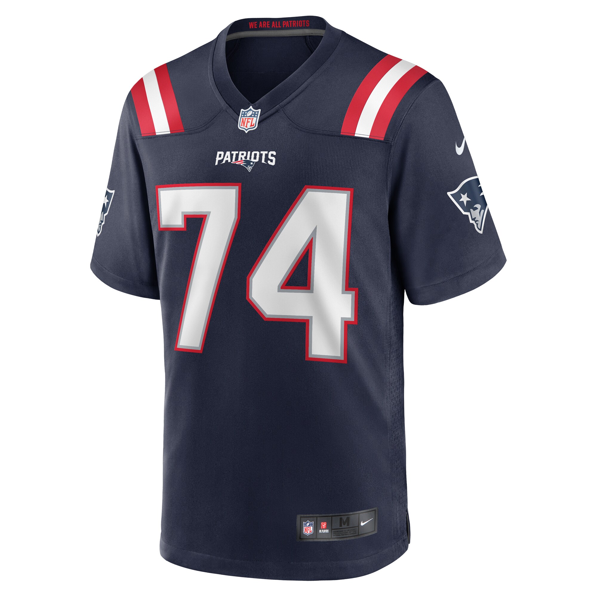 Riley Reiff New England Patriots  Game Jersey - Navy