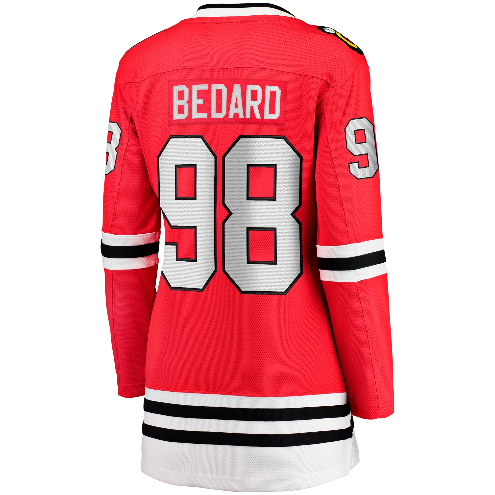 Connor Bedard Chicago Blackhawks Fanatics Women's Home Breakaway Player Jersey - Red