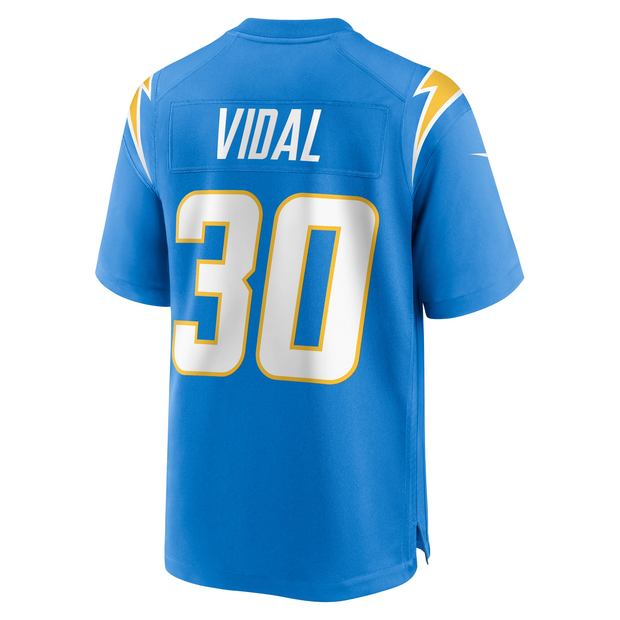 Kimani Vidal Los Angeles Chargers  Team Game Jersey -  Powder Blue