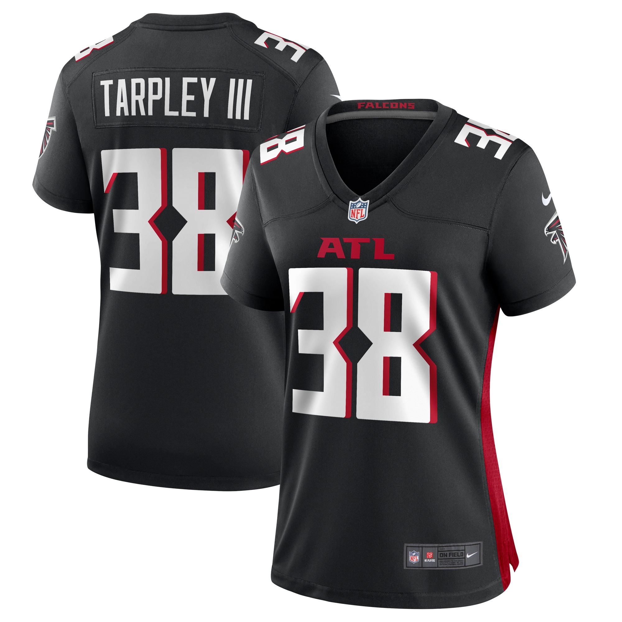Arnold Tarpley III Atlanta Falcons  Women's  Game Jersey -  Black