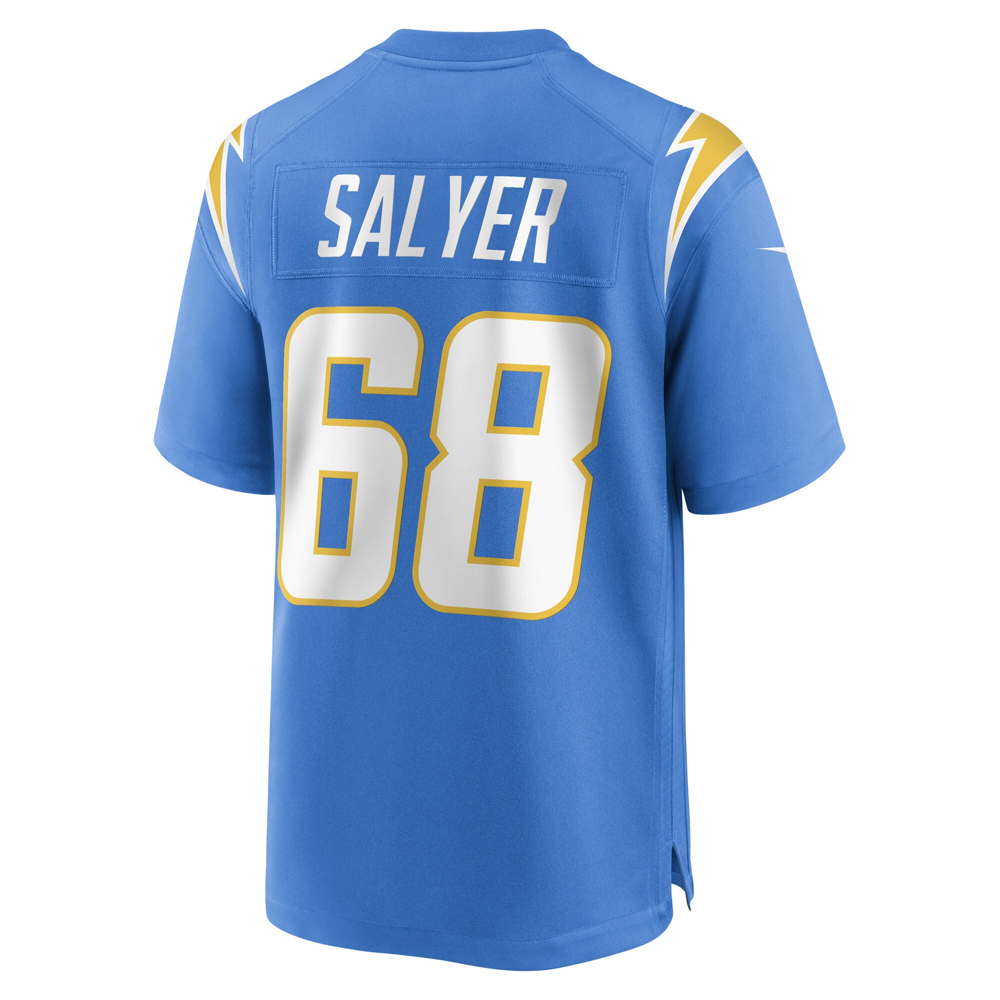 Jamaree Salyer Los Angeles Chargers  Game Player Jersey - Powder Blue