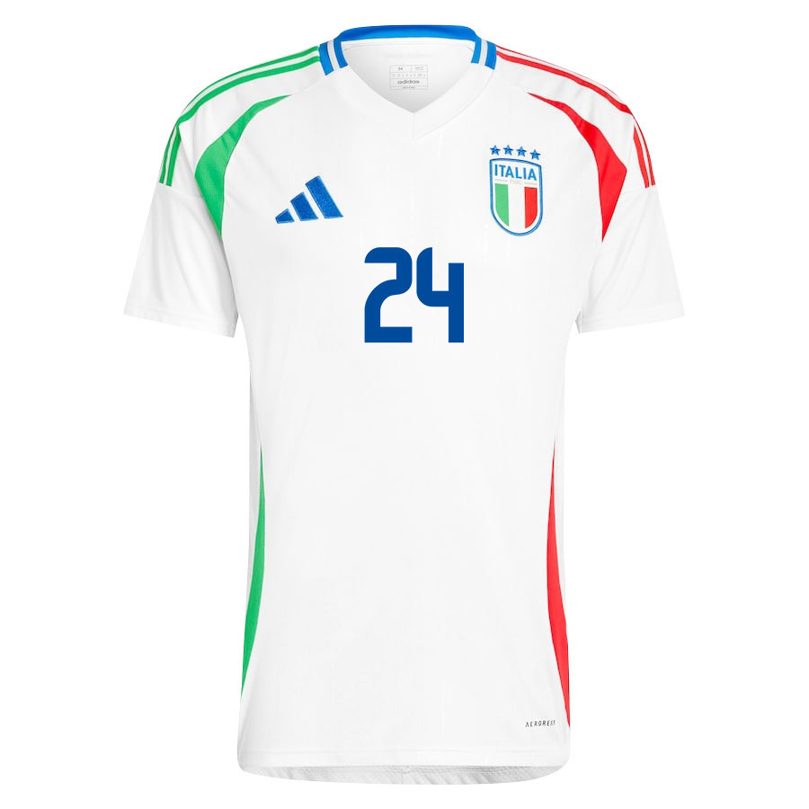 Andrea Cambiaso 24 Italy National Team 2024/25 Away Men Jersey - White