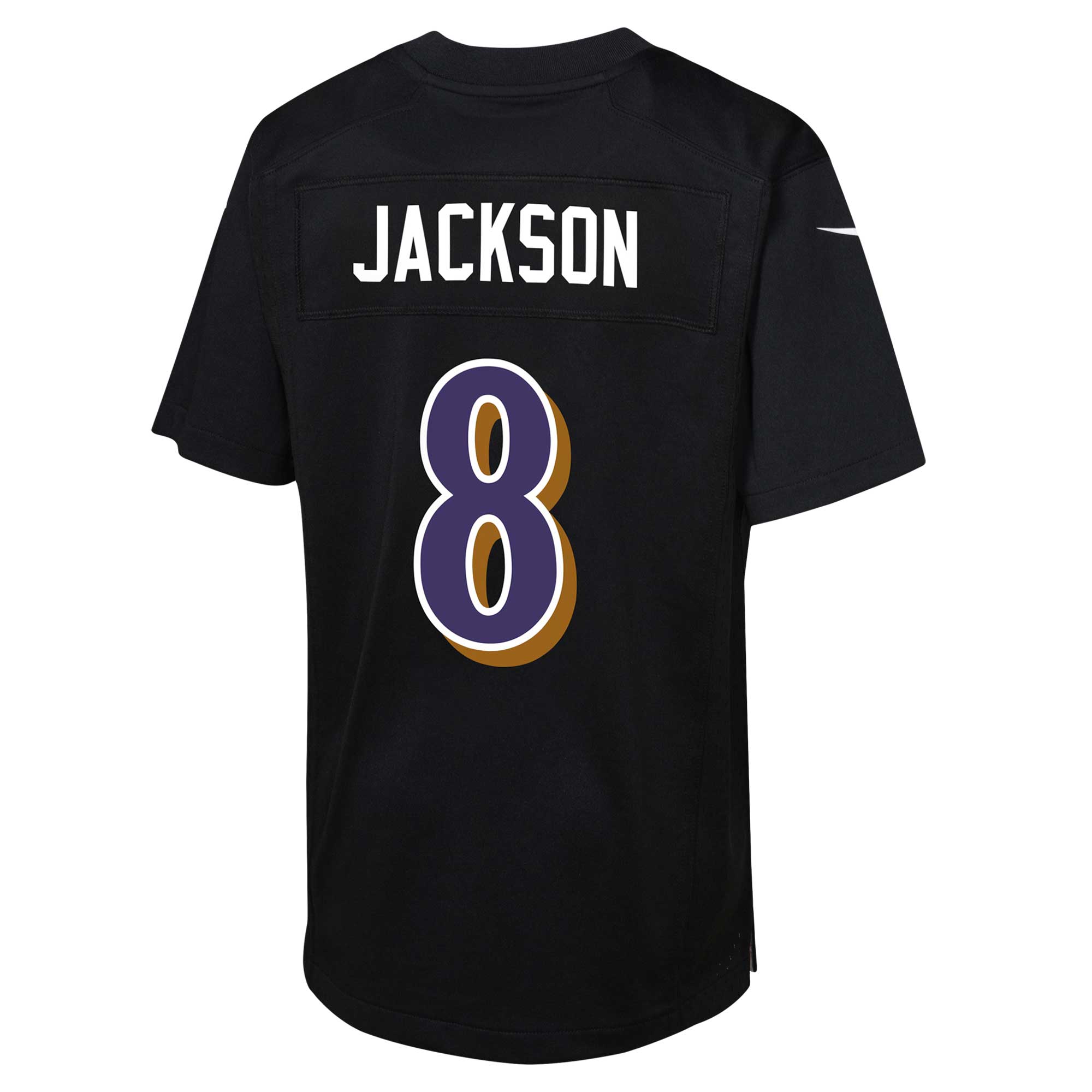 Lamar Jackson Baltimore Ravens  Youth Fashion Game Jersey - Black