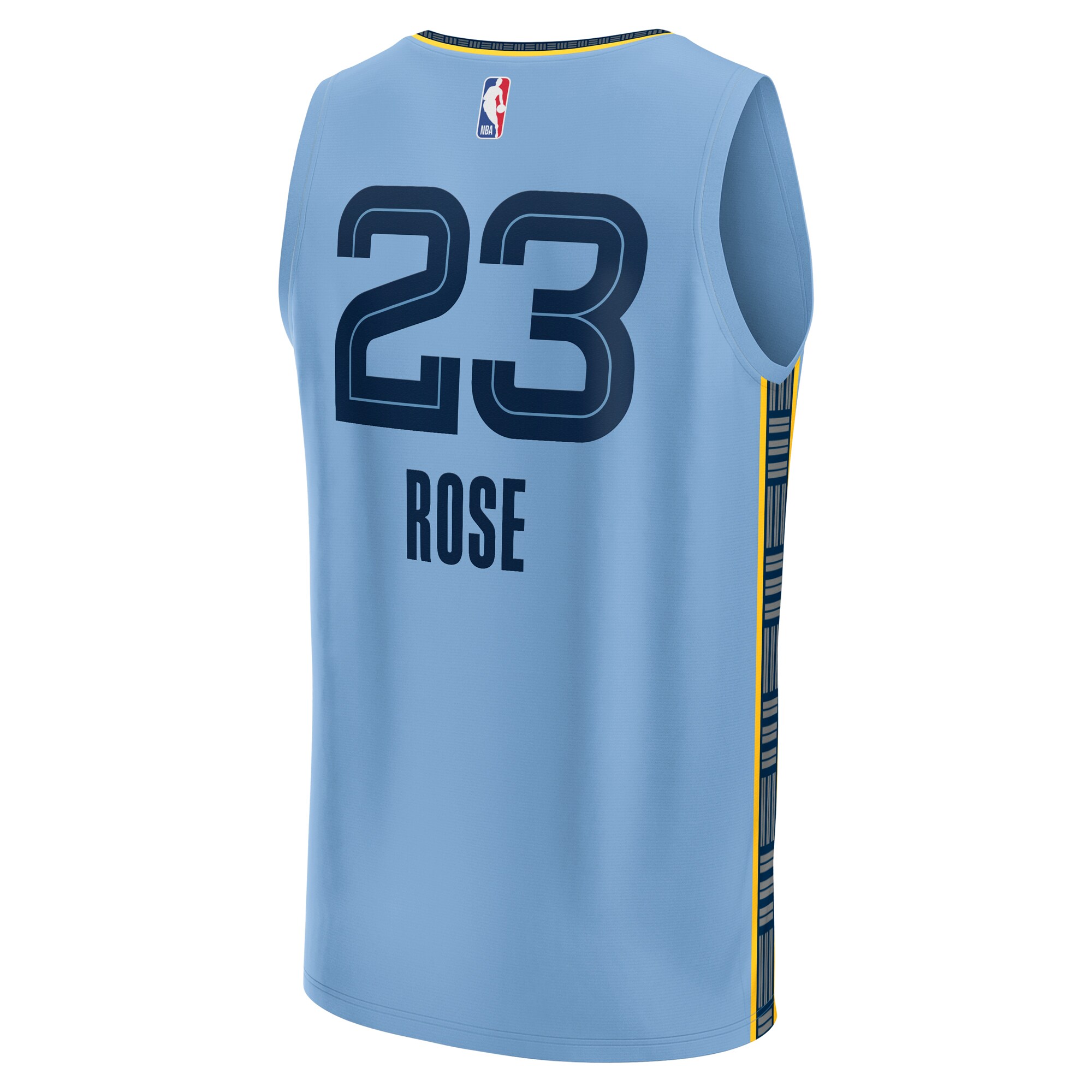 Derrick Rose Memphis Grizzlies Fanatics Men's Fast Break Player Jersey - Statement Edition - Light Blue