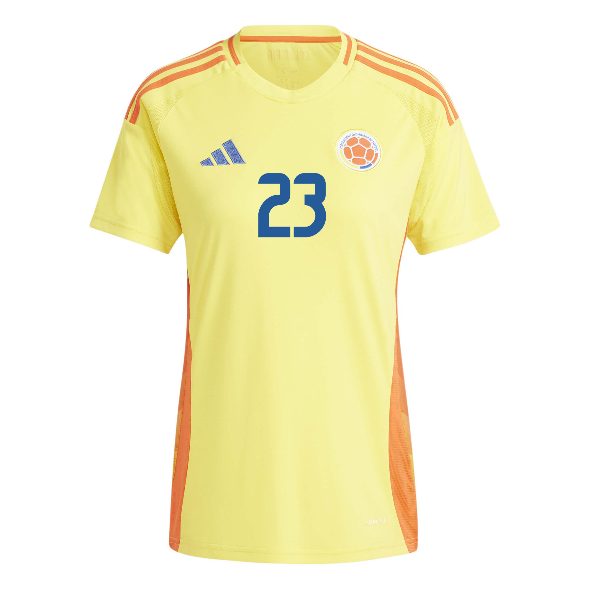 Davinson Sánchez 23 Colombia National Team 2024/25 Home Women Jersey - Yellow