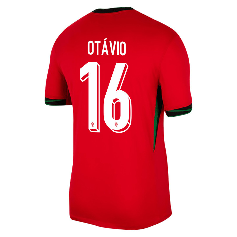 Otávio 16 Portugal National Team 2024/25 Home Men Jersey - Red