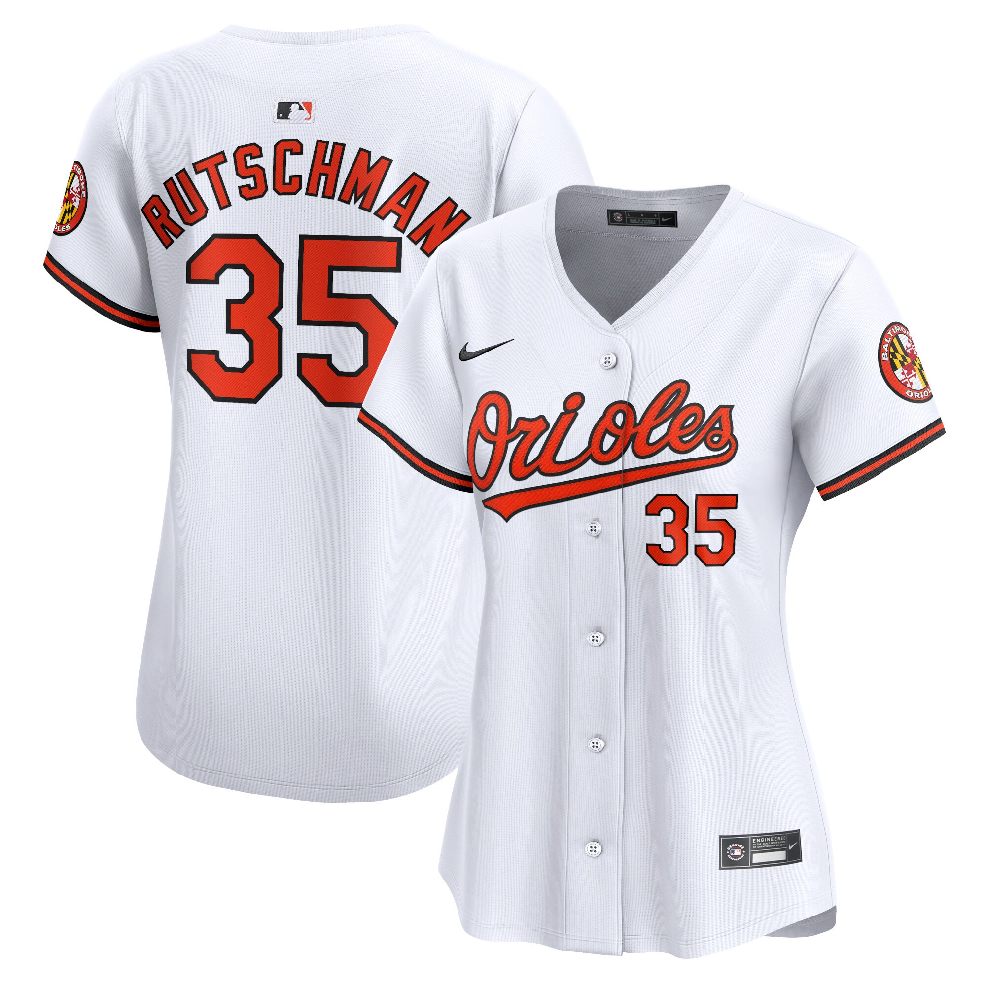 Adley Rutschman Baltimore Orioles  Women's Home Limited Player Jersey - White