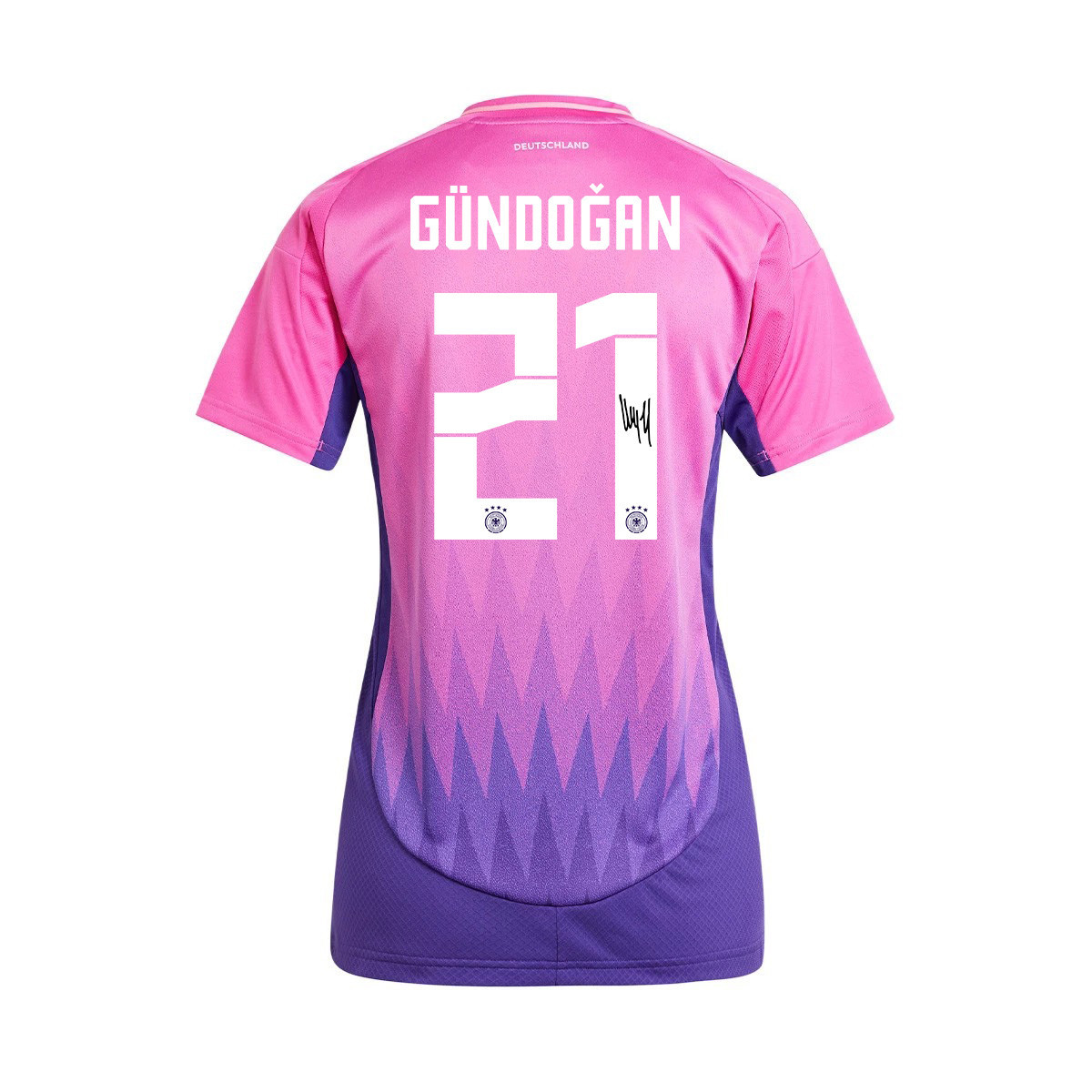 İlkay Gündoğan 21 Signed Germany National Team 2024/25 Away Jersey Autographed - Women