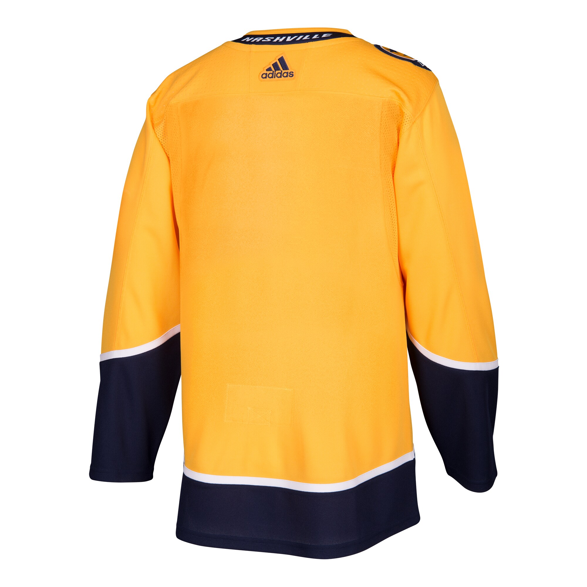 Nashville Predators adidas Home Authentic Blank Jersey - Gold