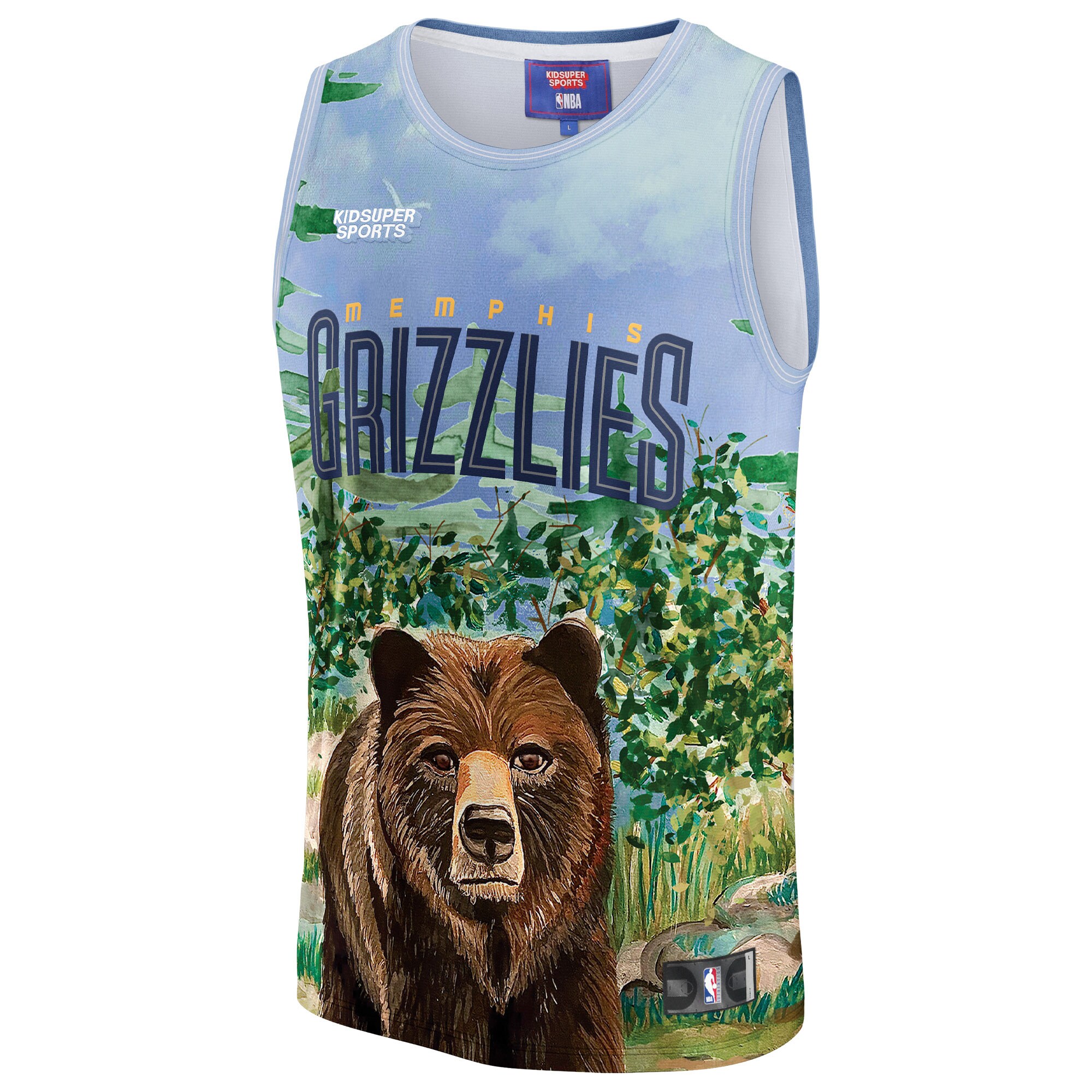 Memphis Grizzlies NBA & KidSuper Studios by Fanatics Unisex Hometown Jersey - Teal