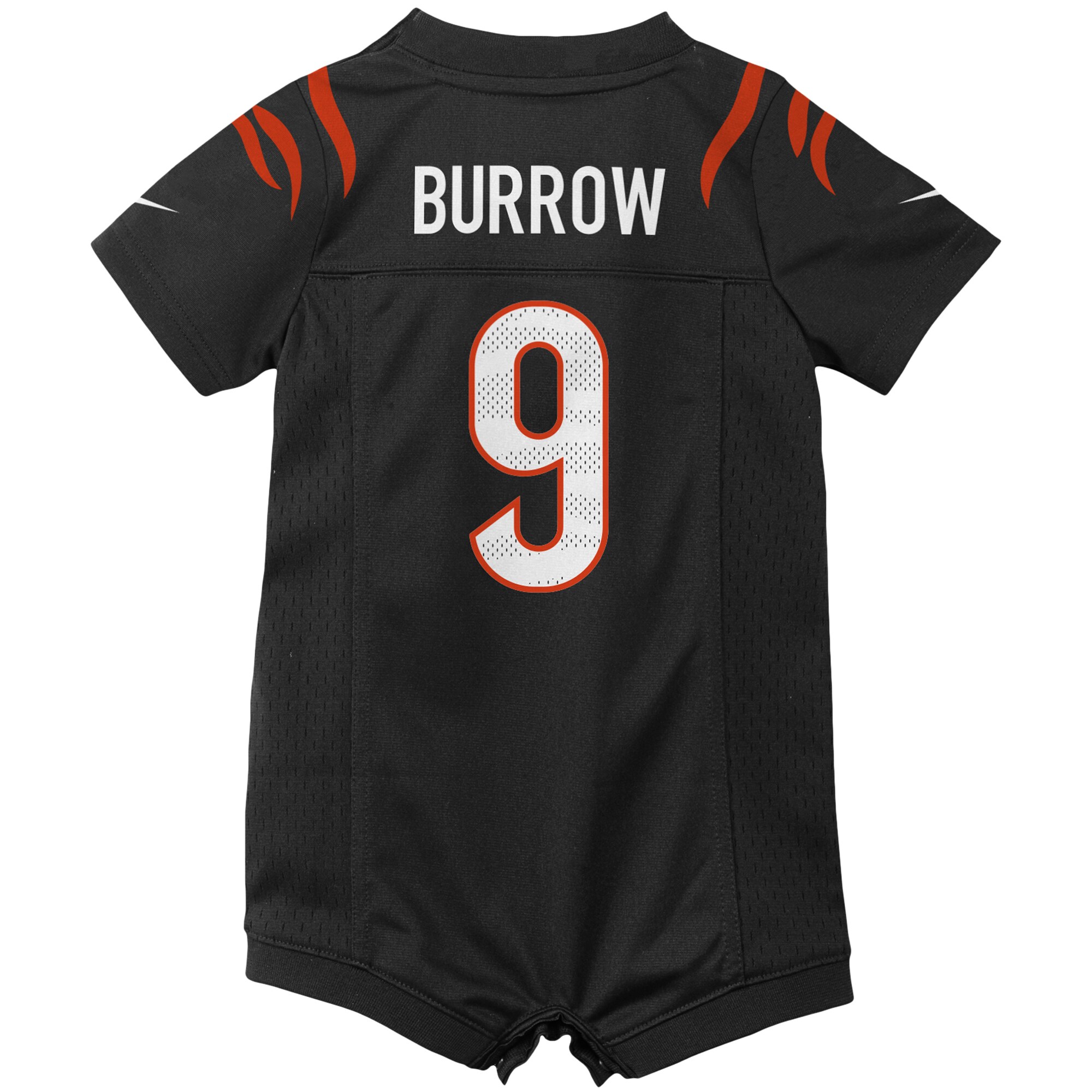 Joe Burrow Cincinnati Bengals  Newborn & Infant Game Romper Jersey - Black