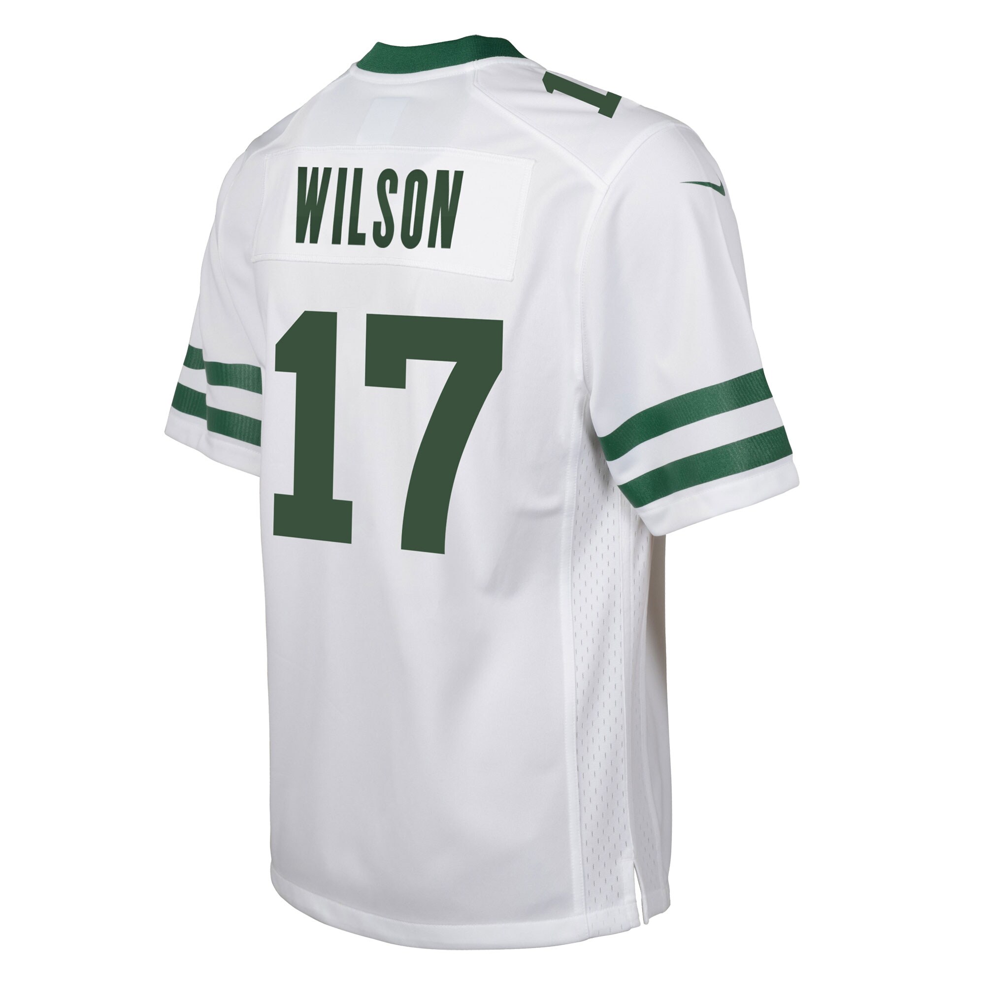 Garrett Wilson New York Jets  Youth Game Jersey - Legacy White