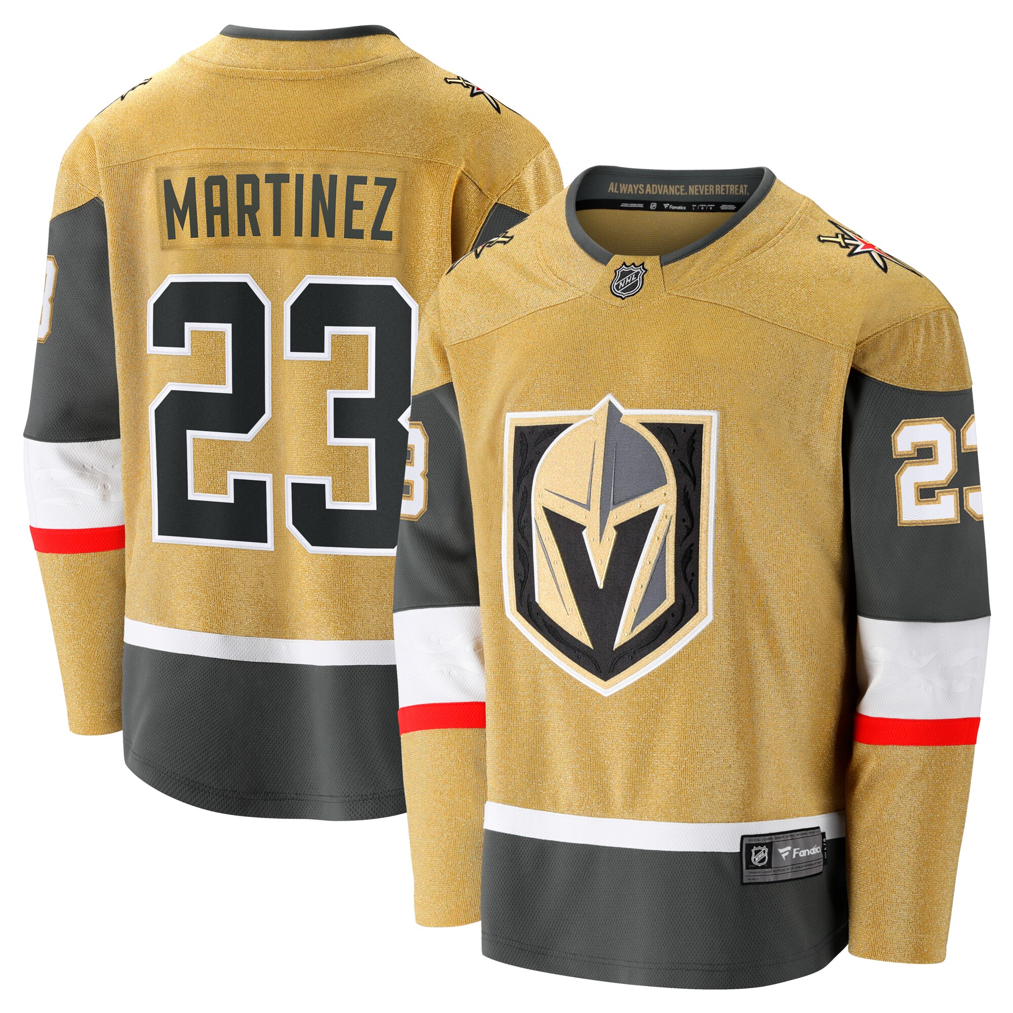 Alec Martinez Vegas Golden Knights Fanatics Home Breakaway Jersey - Gold