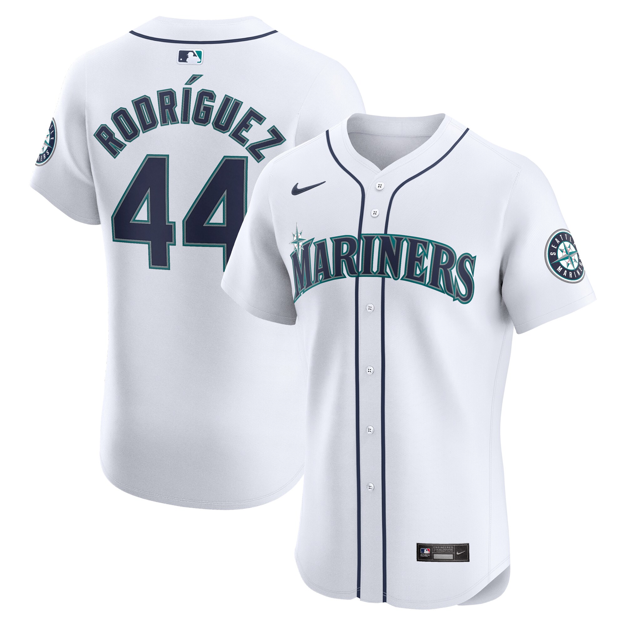 Julio Rodr\u00c3\u00adguez Seattle Mariners  Home Elite Player Jersey - White