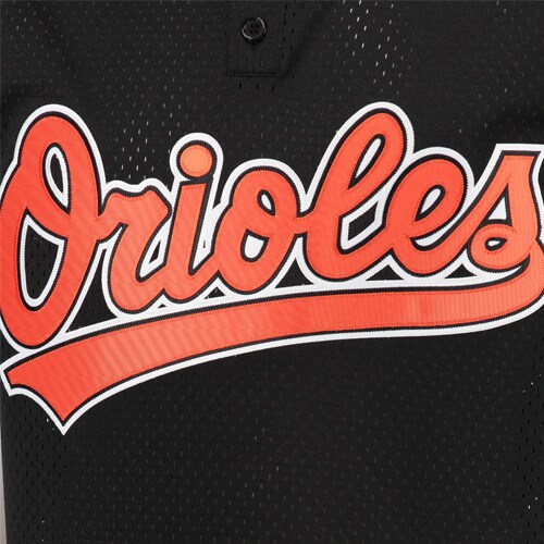 Cal Ripken Jr. Baltimore Orioles Mitchell & Ness Cooperstown Mesh Batting Practice Jersey - Black