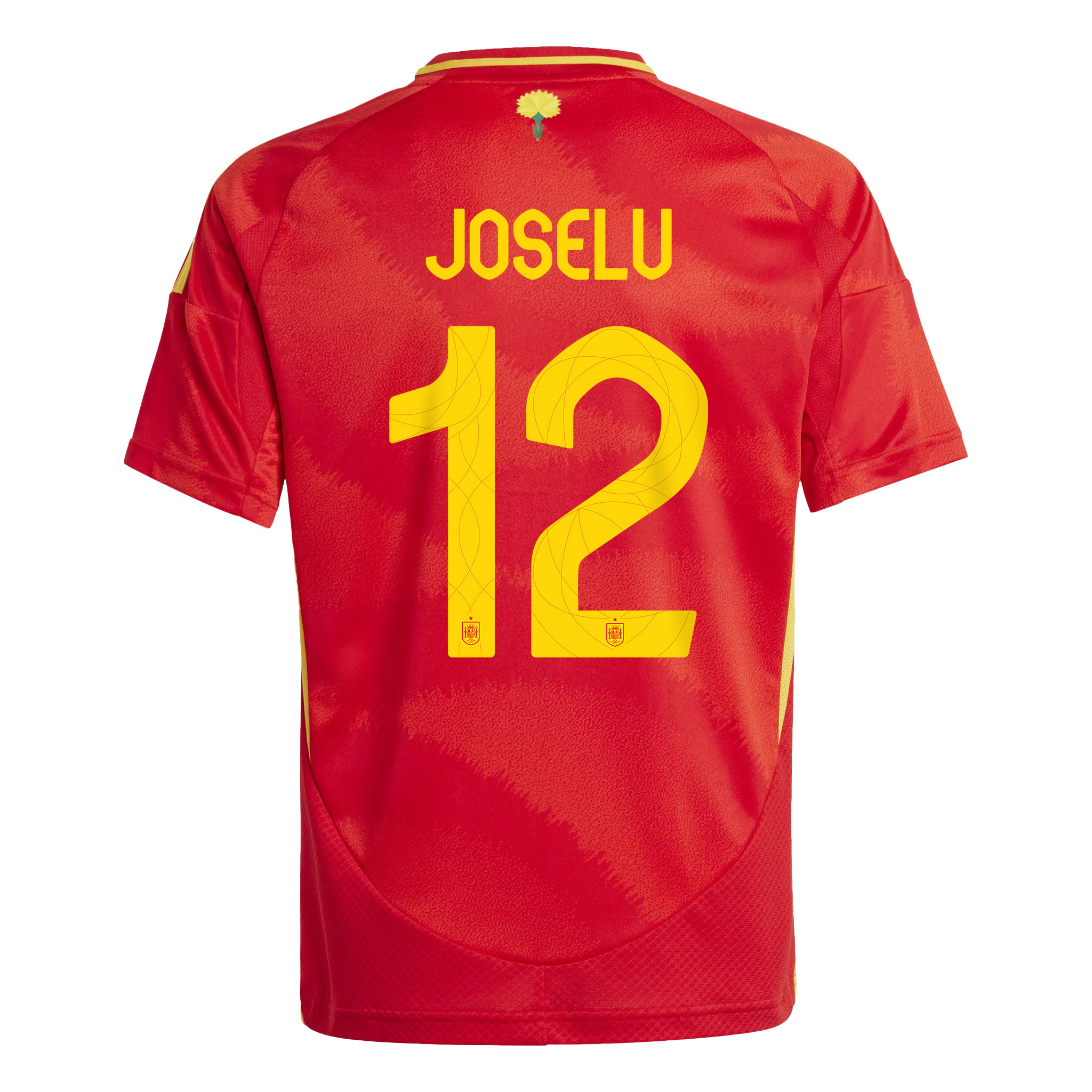 Joselu 12 Spain National Team 2024 Home YOUTH Jersey - Red