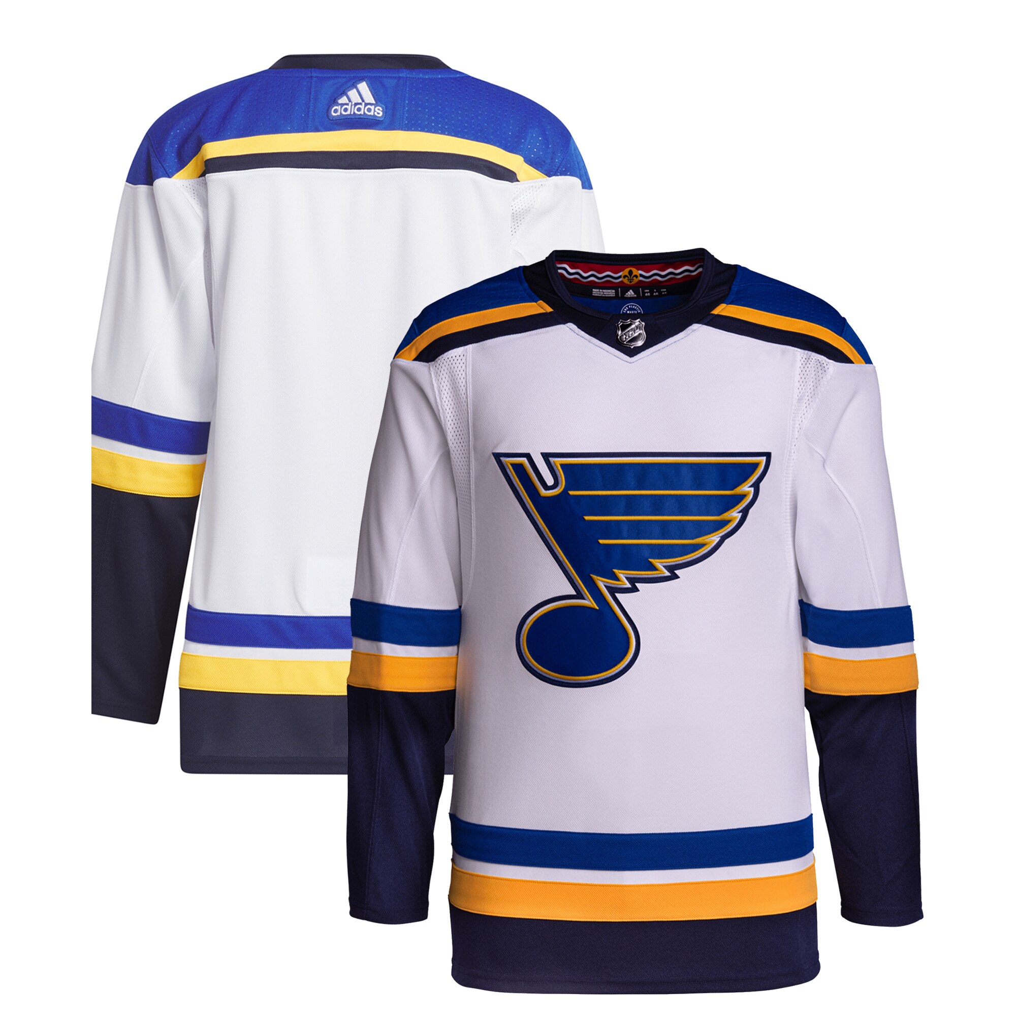 St. Louis Blues adidas Away Primegreen Authentic Jersey\u00c2\u00a0\u00e2\u20ac\u201c White