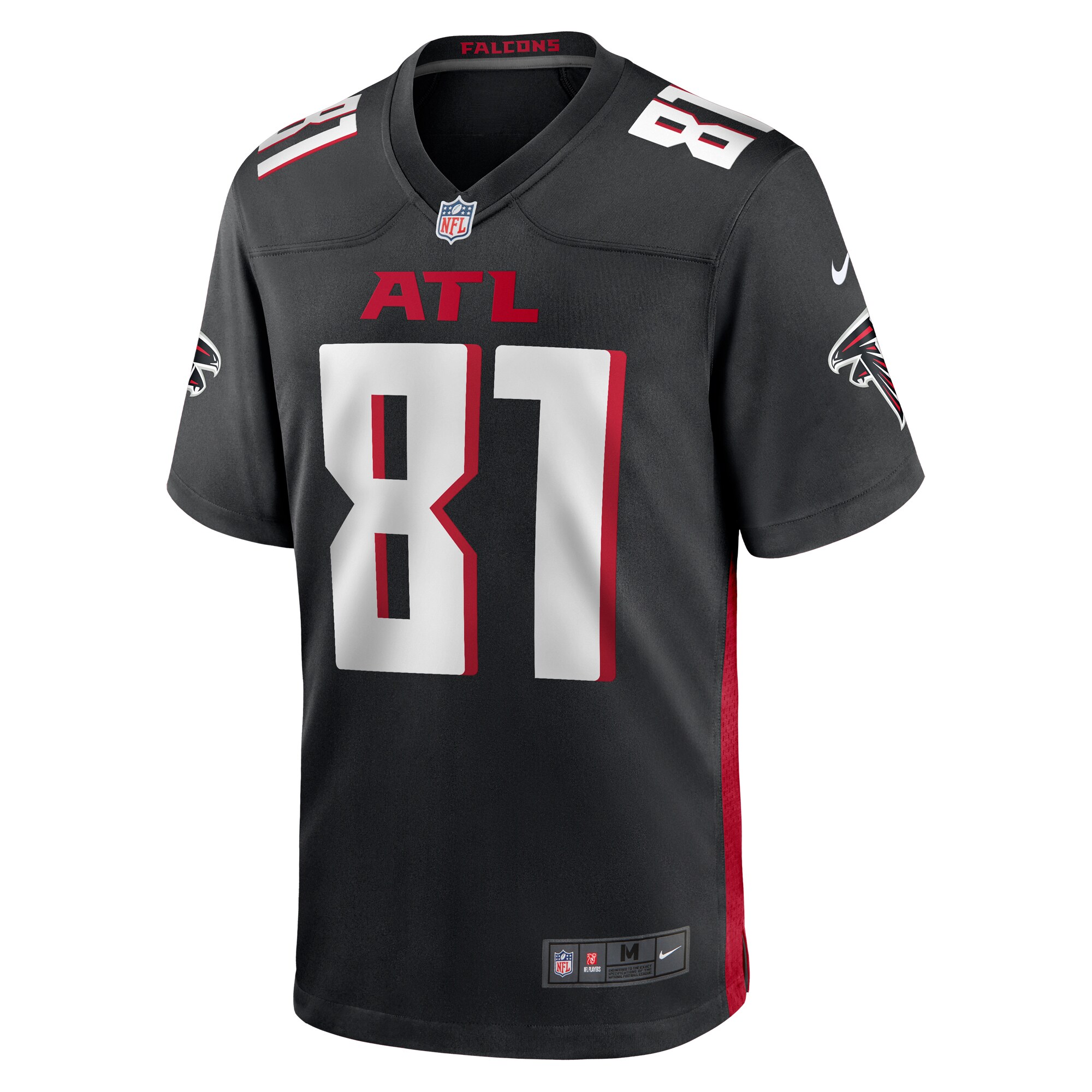 Jonnu Smith Atlanta Falcons  Game Player Jersey - Black