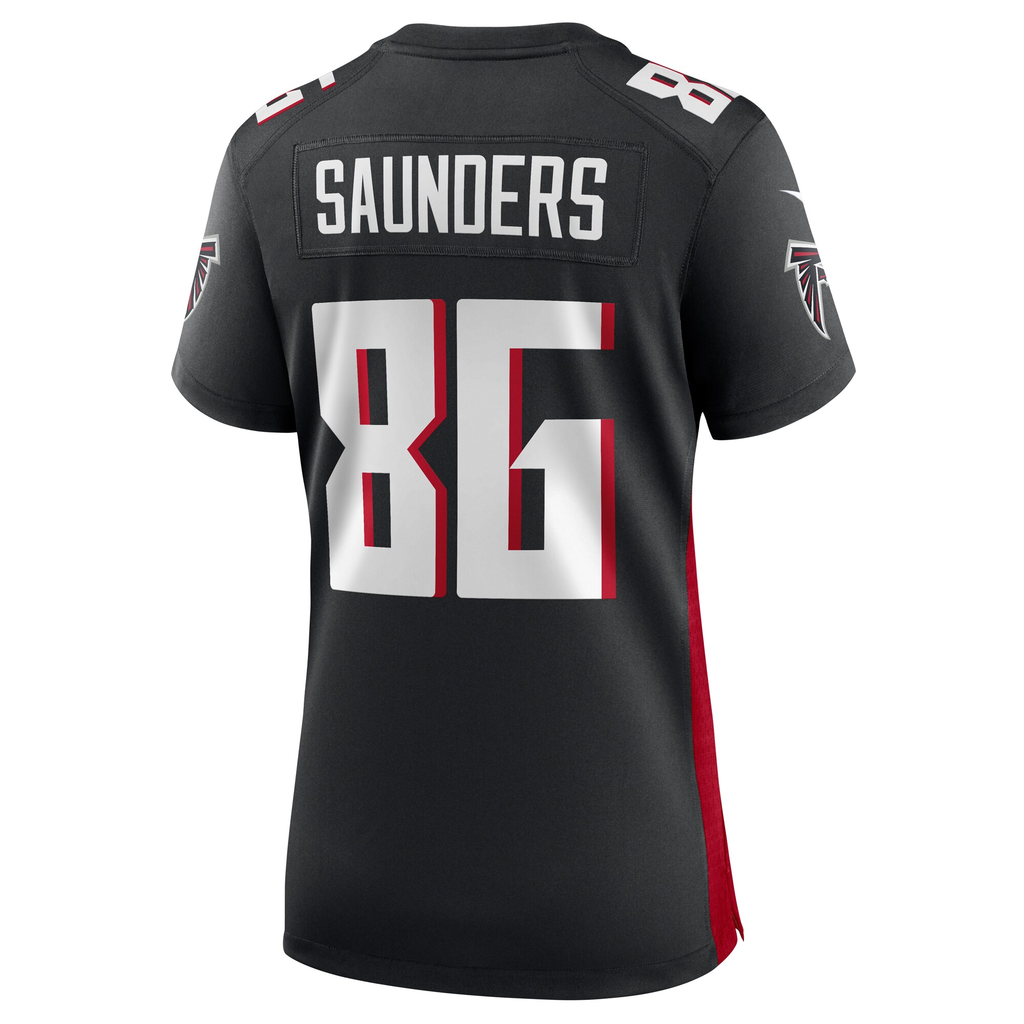CJ Saunders Atlanta Falcons  Women's Team Game Jersey -  Black