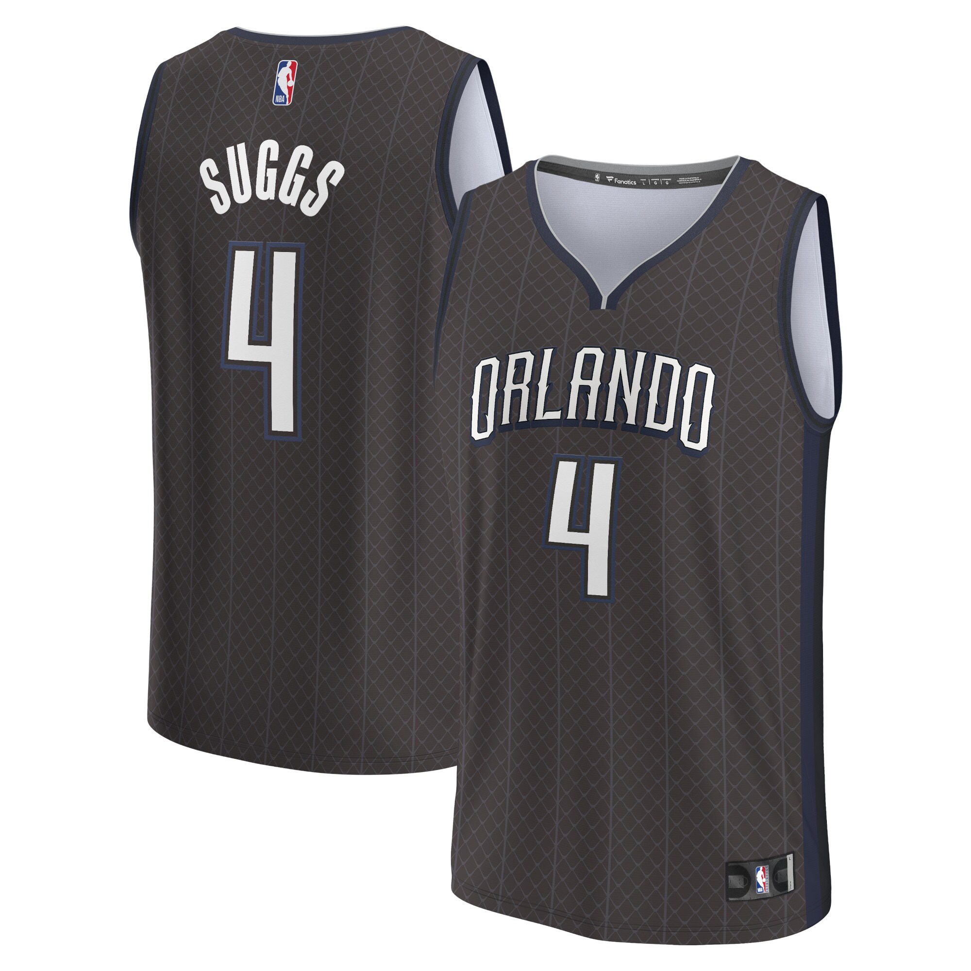 Jalen Suggs Orlando Magic Fanatics Fastbreak Jersey - City Edition - Black
