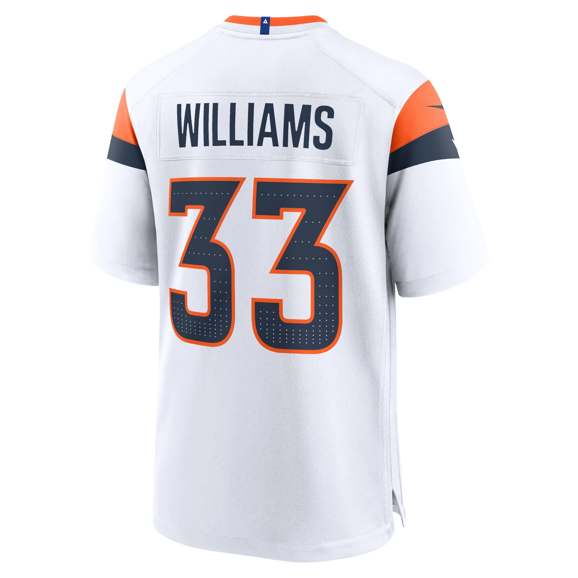 Javonte Williams Denver Broncos  Game Jersey - White
