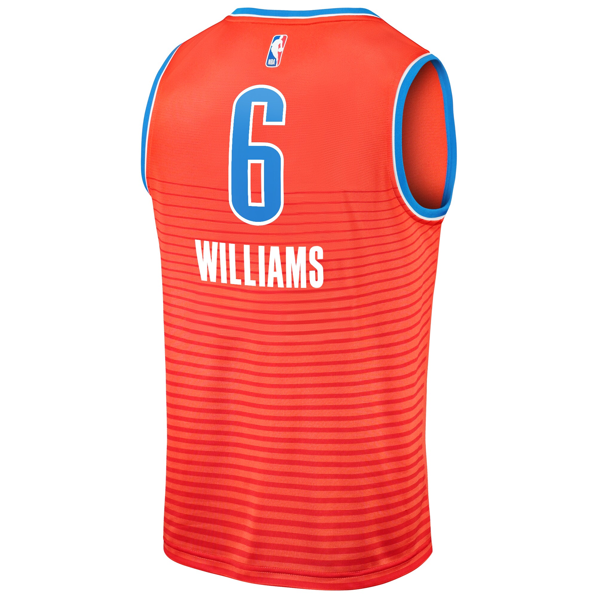 Jaylin Williams Oklahoma City Thunder Fanatics Fast Break Replica Player Jersey - Statement Edition - Orange