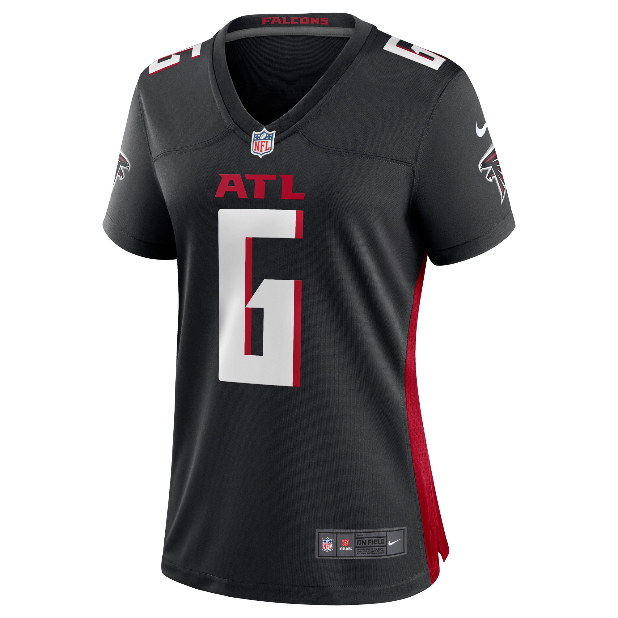 Younghoe Koo Atlanta Falcons  Women's Team Game Jersey - Black