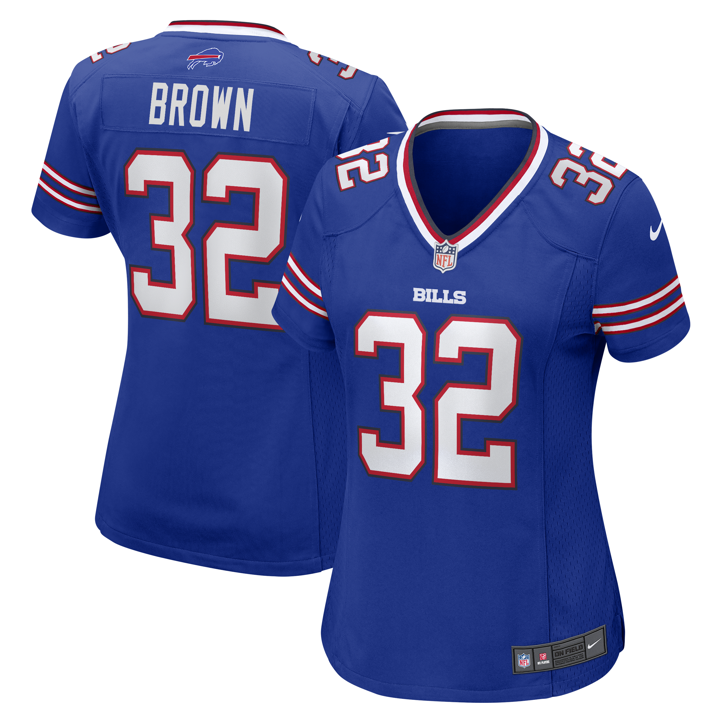 Kyron Brown Buffalo Bills  Women's  Game Jersey - Royal