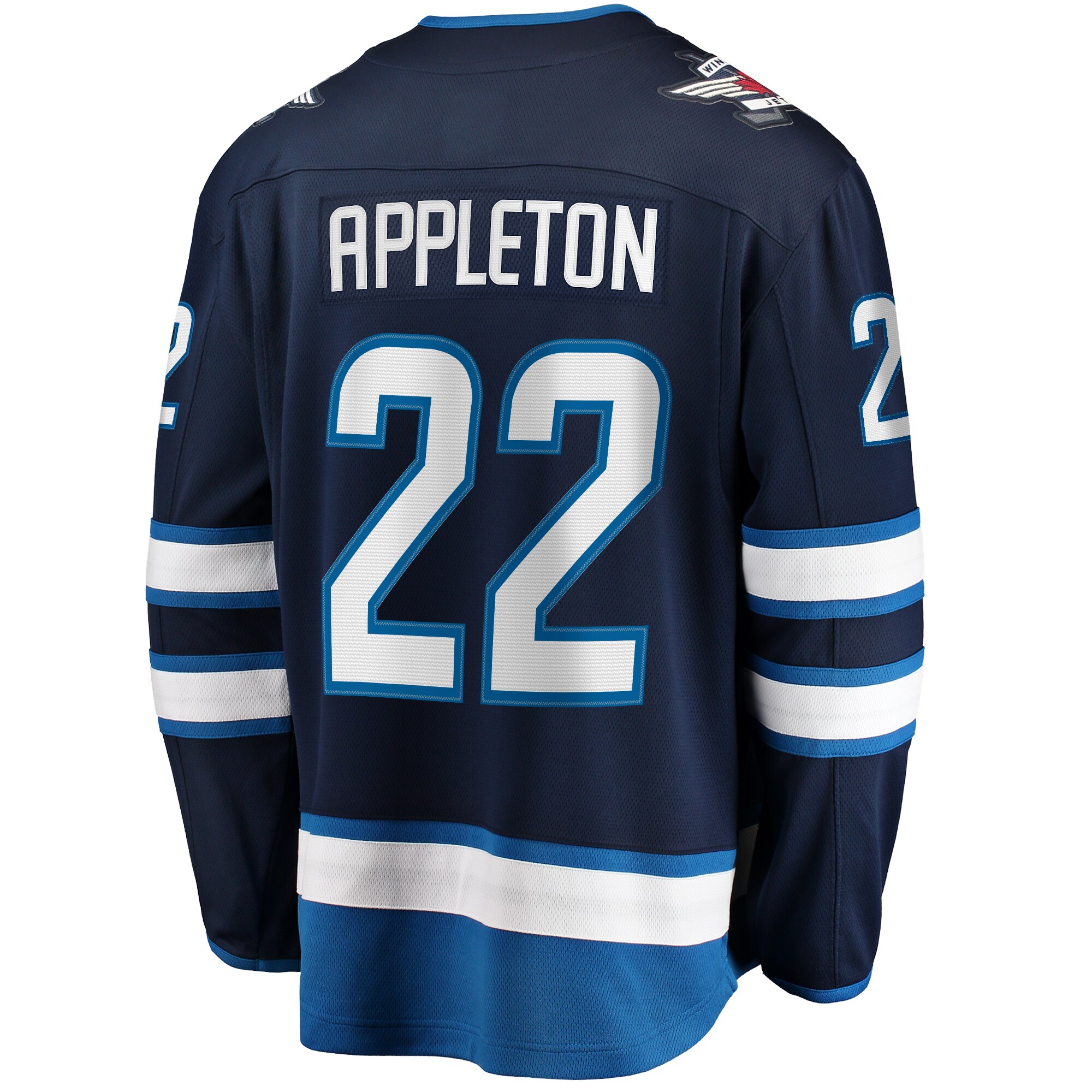 Mason Appleton Winnipeg Jets Fanatics Home Breakaway Jersey - Navy