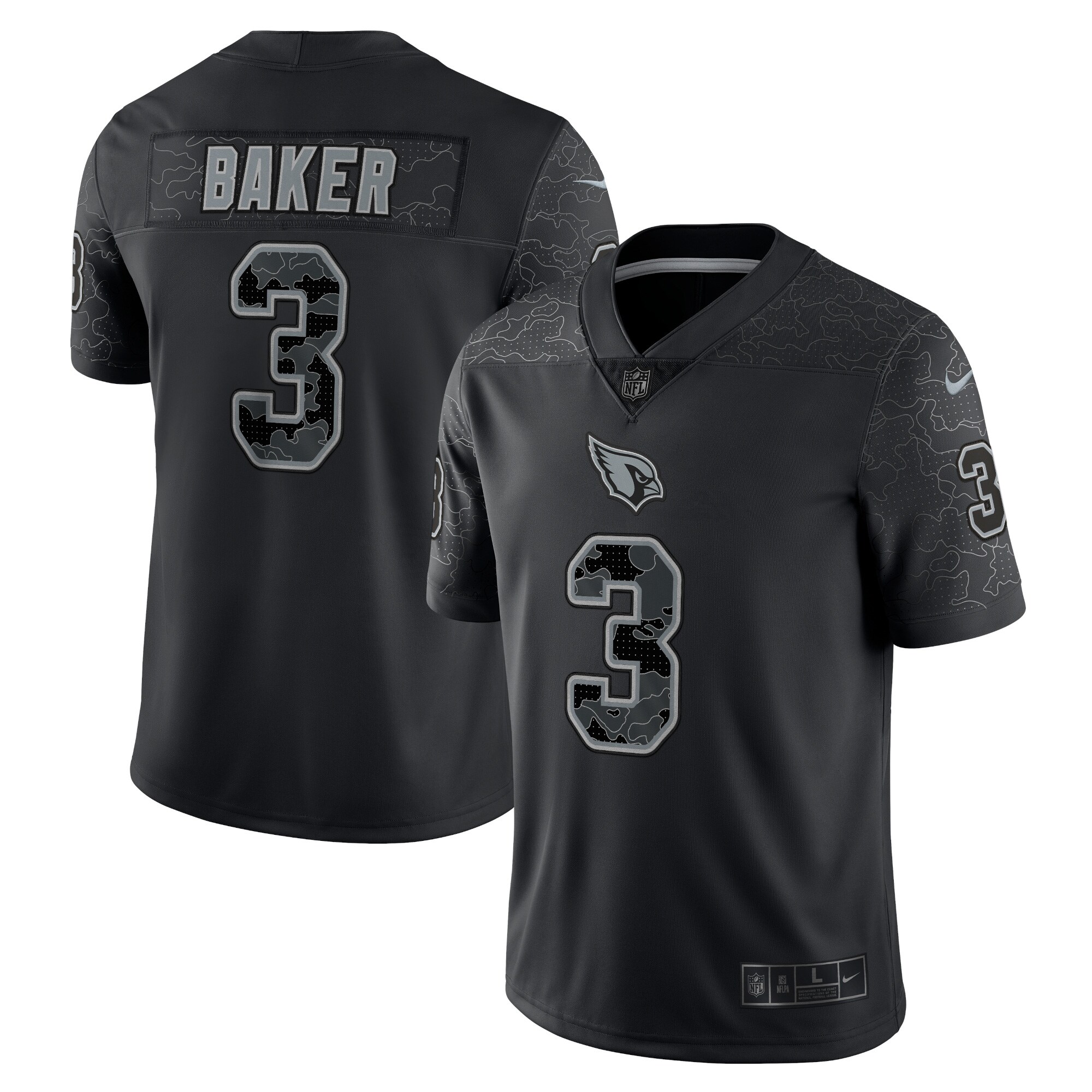 Budda Baker Arizona Cardinals  RFLCTV Limited Jersey - Black
