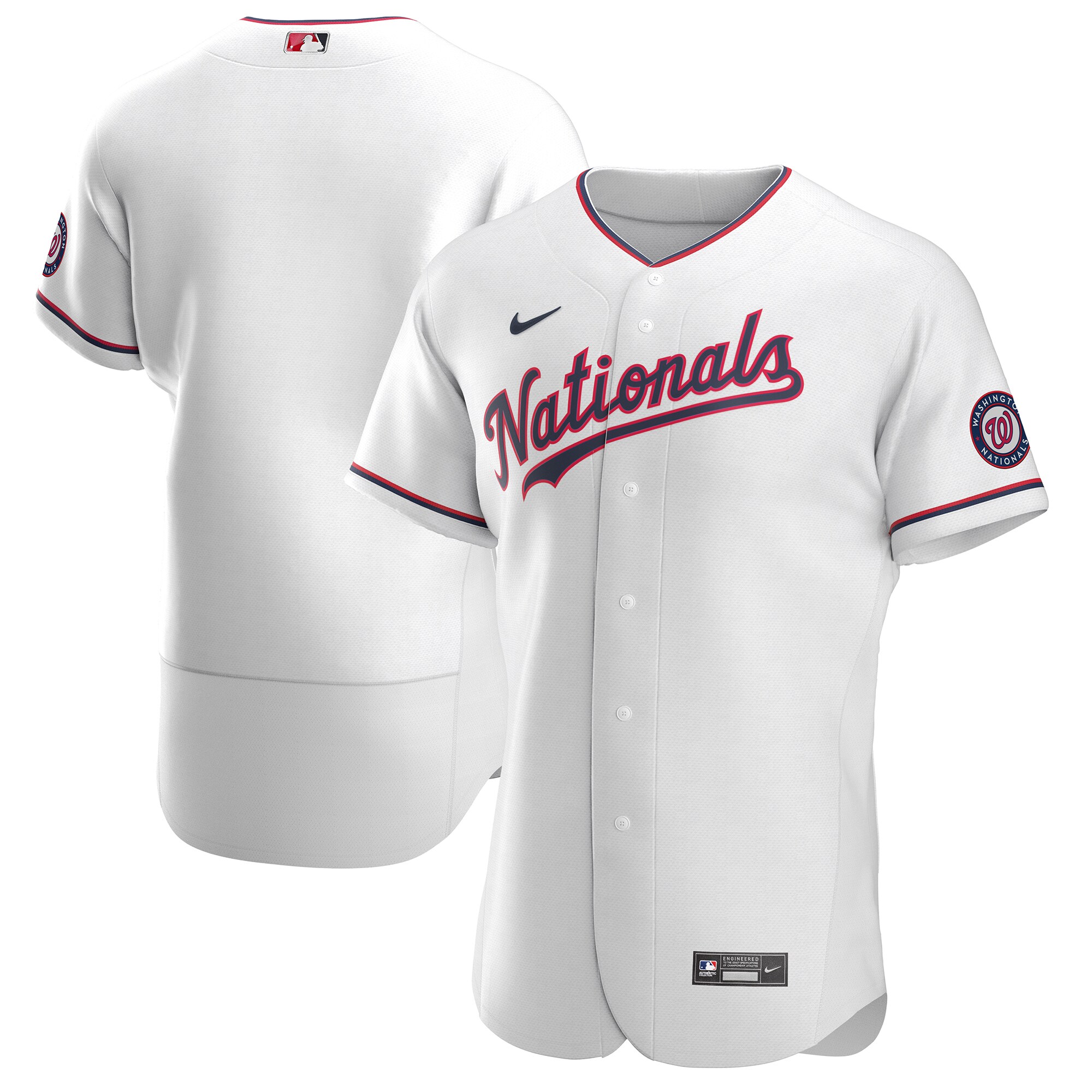Washington Nationals  Alternate Authentic Team Jersey - White