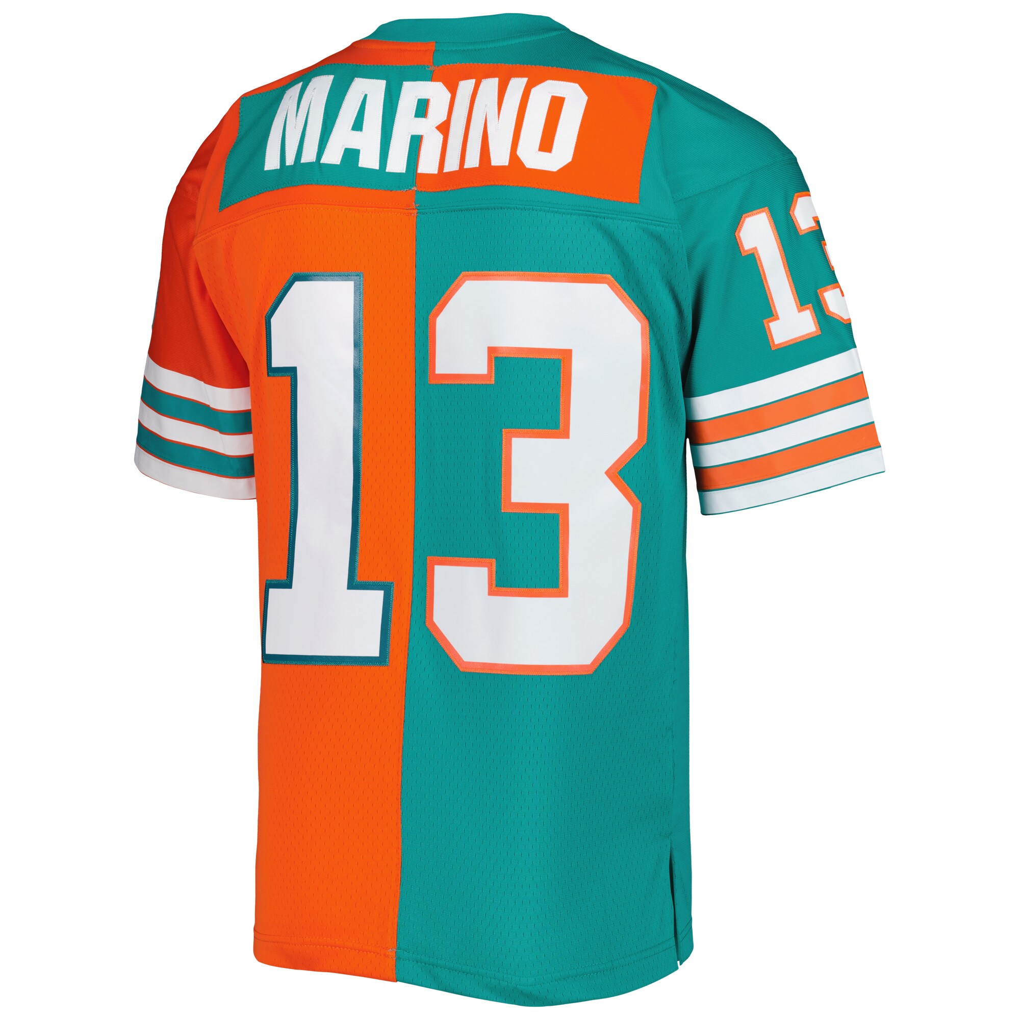 Dan Marino Miami Dolphins Mitchell & Ness 1984 Split Legacy Replica Jersey - Aqua\/Orange
