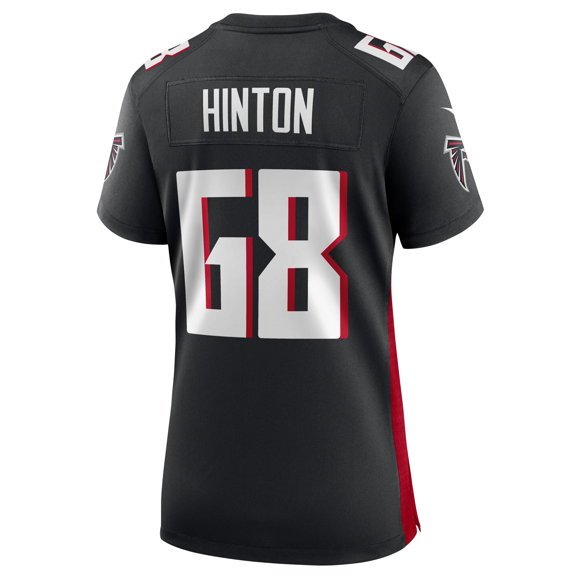 Kyle Hinton Atlanta Falcons  Women's Team Game Jersey -  Black
