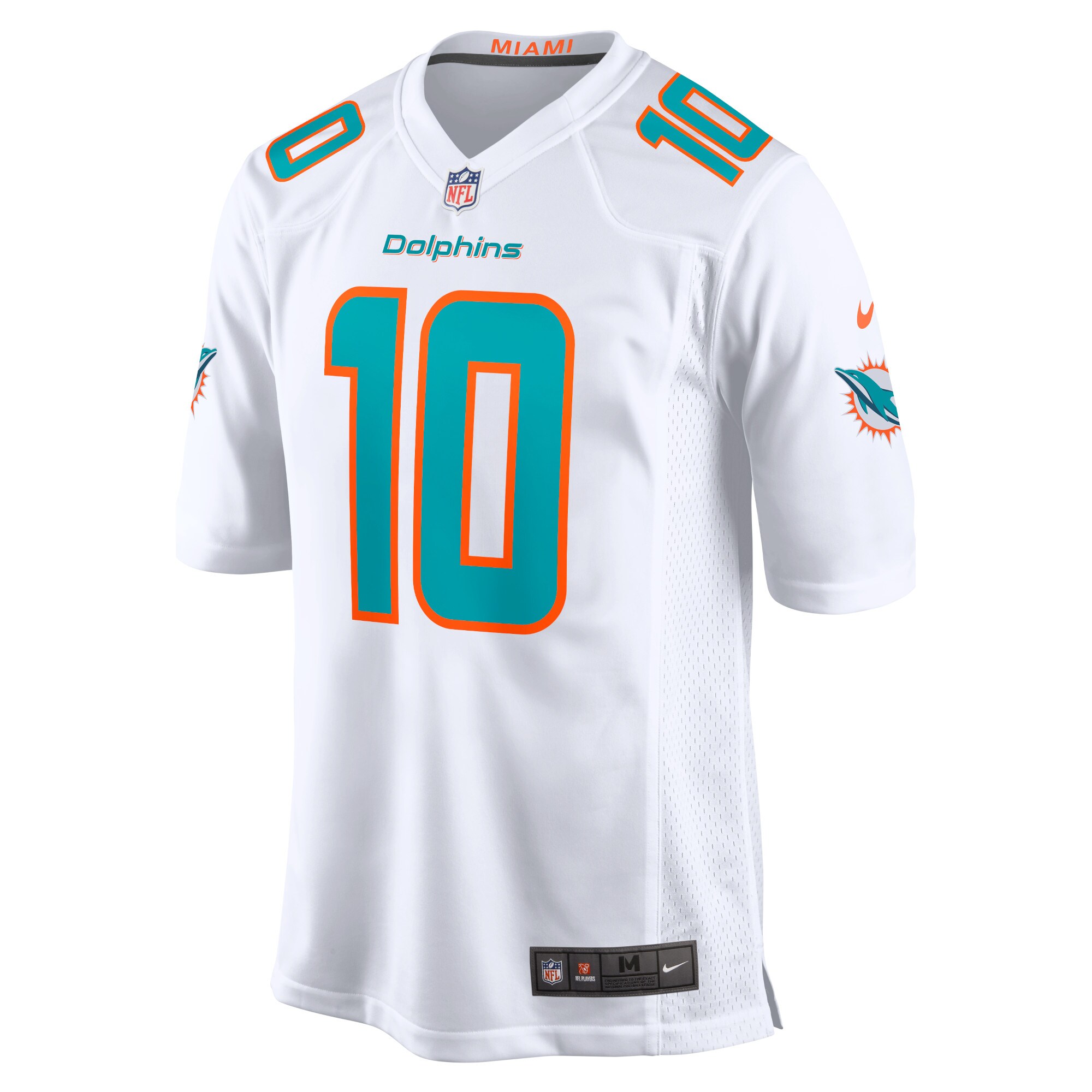 Tyreek Hill Miami Dolphins  Game Jersey - White