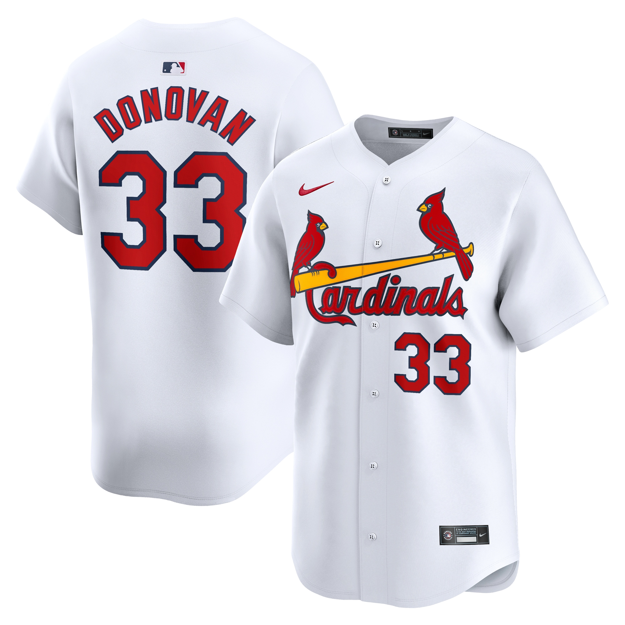 Brendan Donovan St. Louis Cardinals  Home Limited Player Jersey\u00c2\u00a0\u00e2\u20ac\u201c White