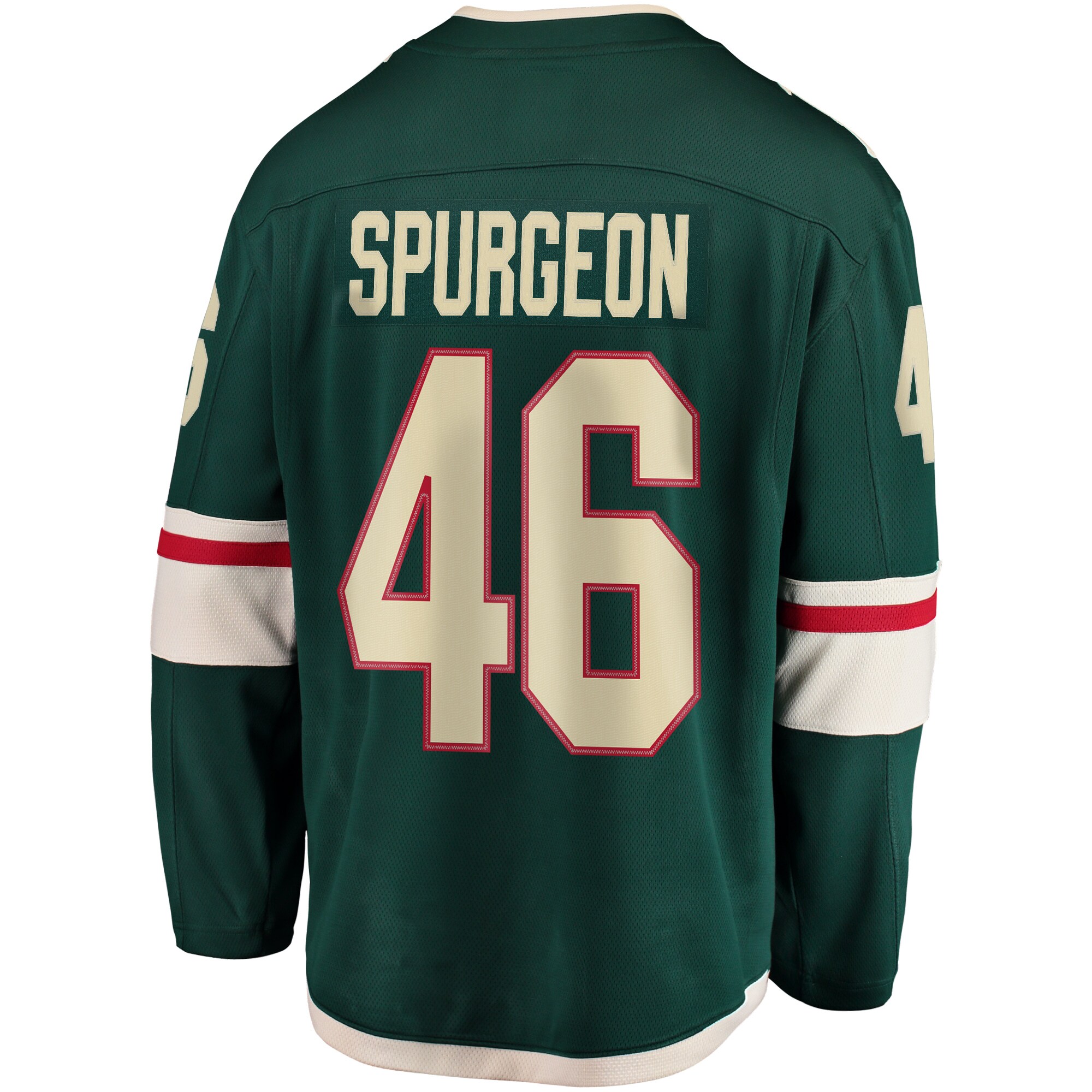 Jared Spurgeon Minnesota Wild Fanatics Youth Breakaway Player Jersey - Green