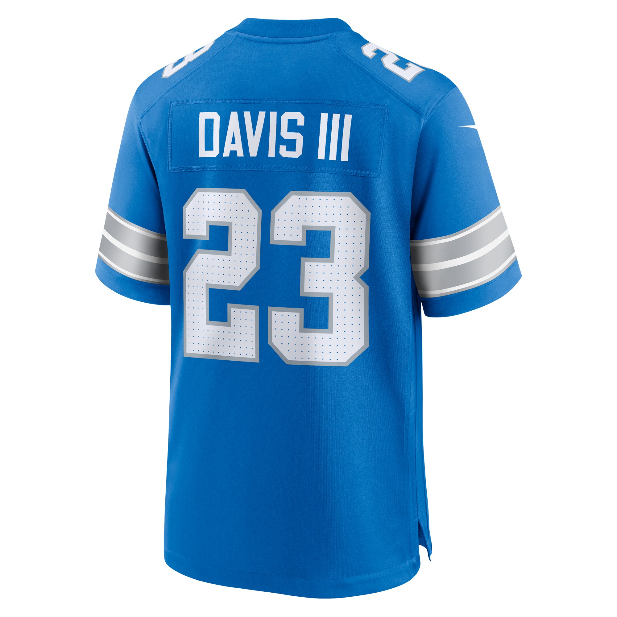 Carlton Davis III Detroit Lions  Game Jersey -  Blue