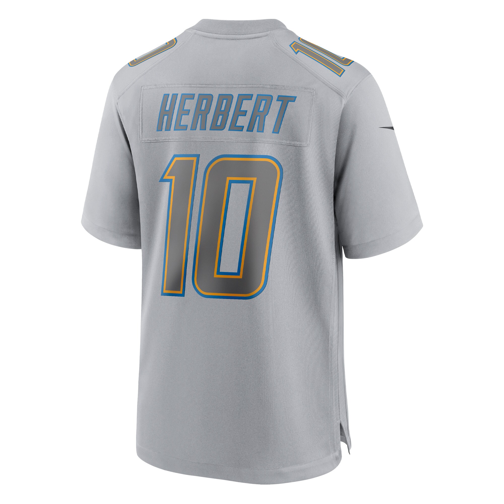 Justin Herbert Los Angeles Chargers  Atmosphere Fashion Game Jersey - Gray