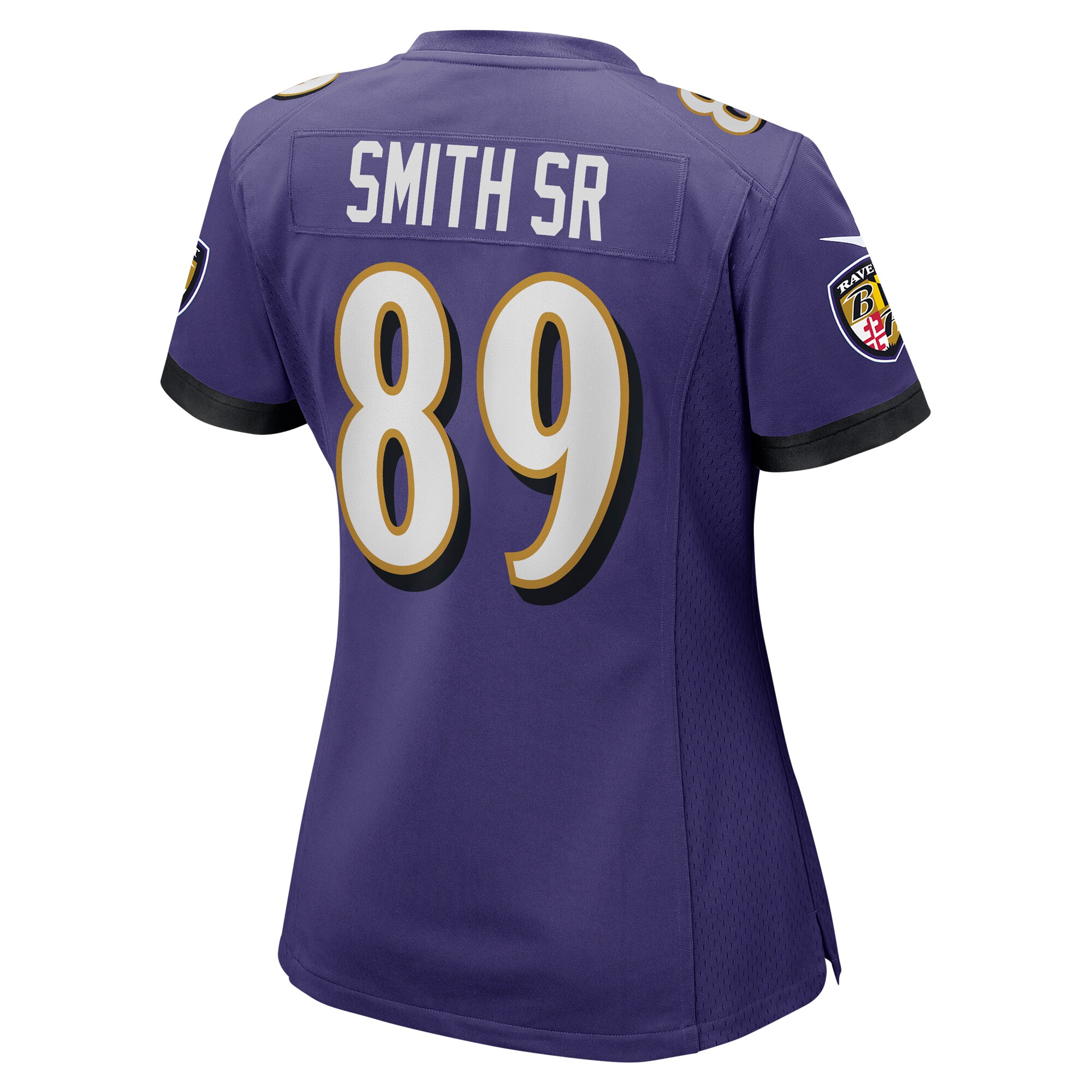Steve Smith Sr. Baltimore Ravens  Women's Retired Player Game Jersey - Purple
