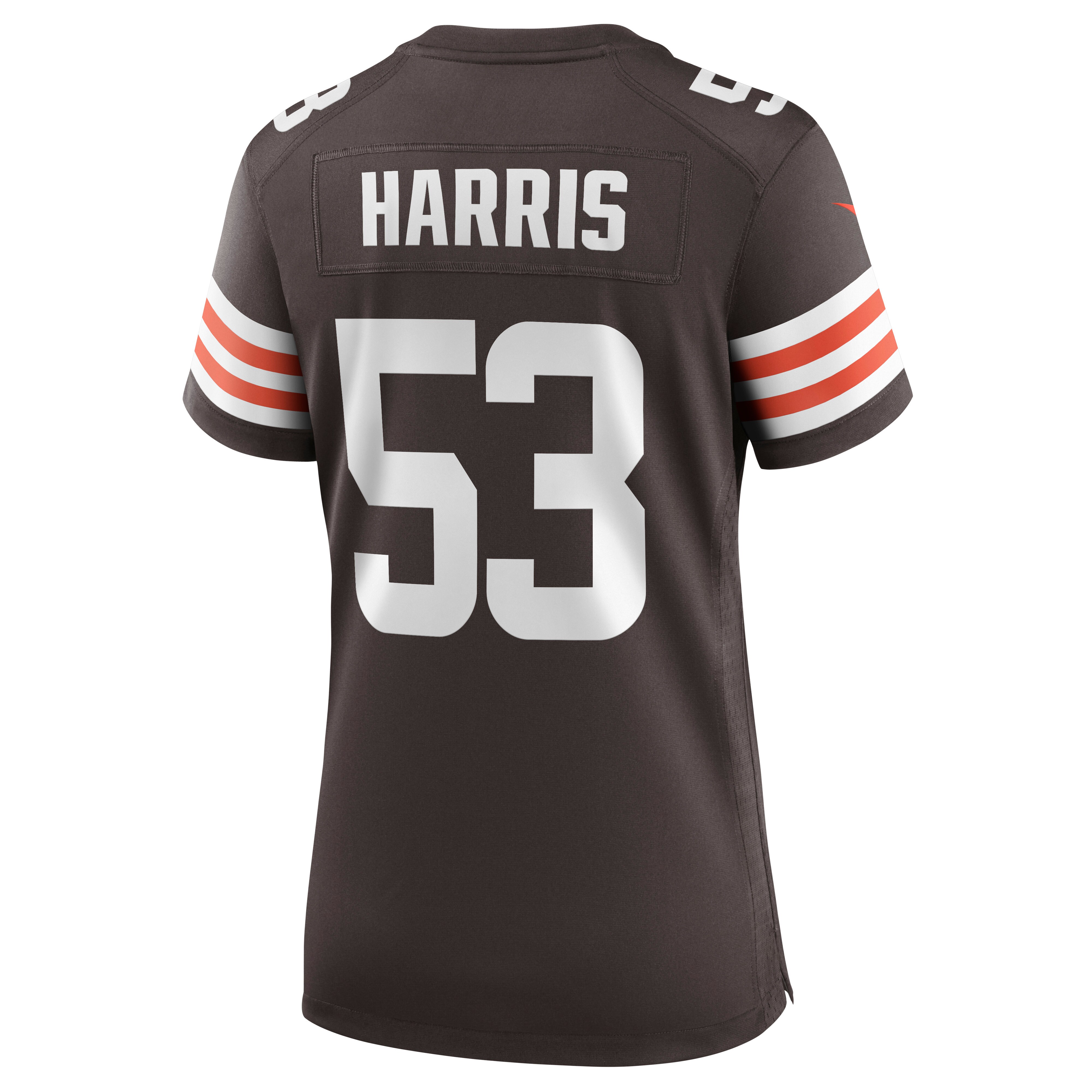 Nick Harris Cleveland Browns  Women's Game Jersey - Brown